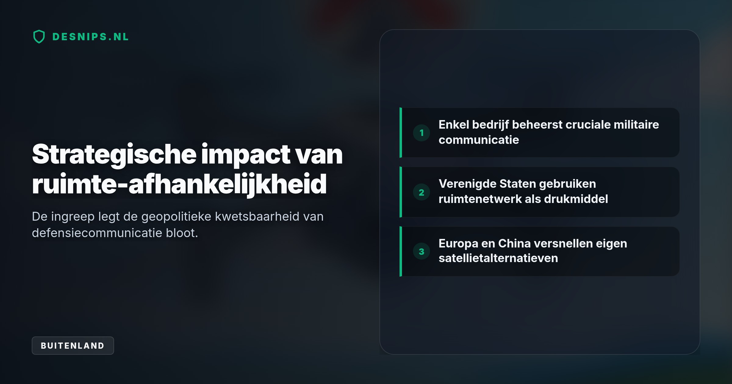 De snelheidslimiet op Starshield is ingesteld na Amerikaanse druk op Kiev om geen Russische energiedoelen meer te treffen.