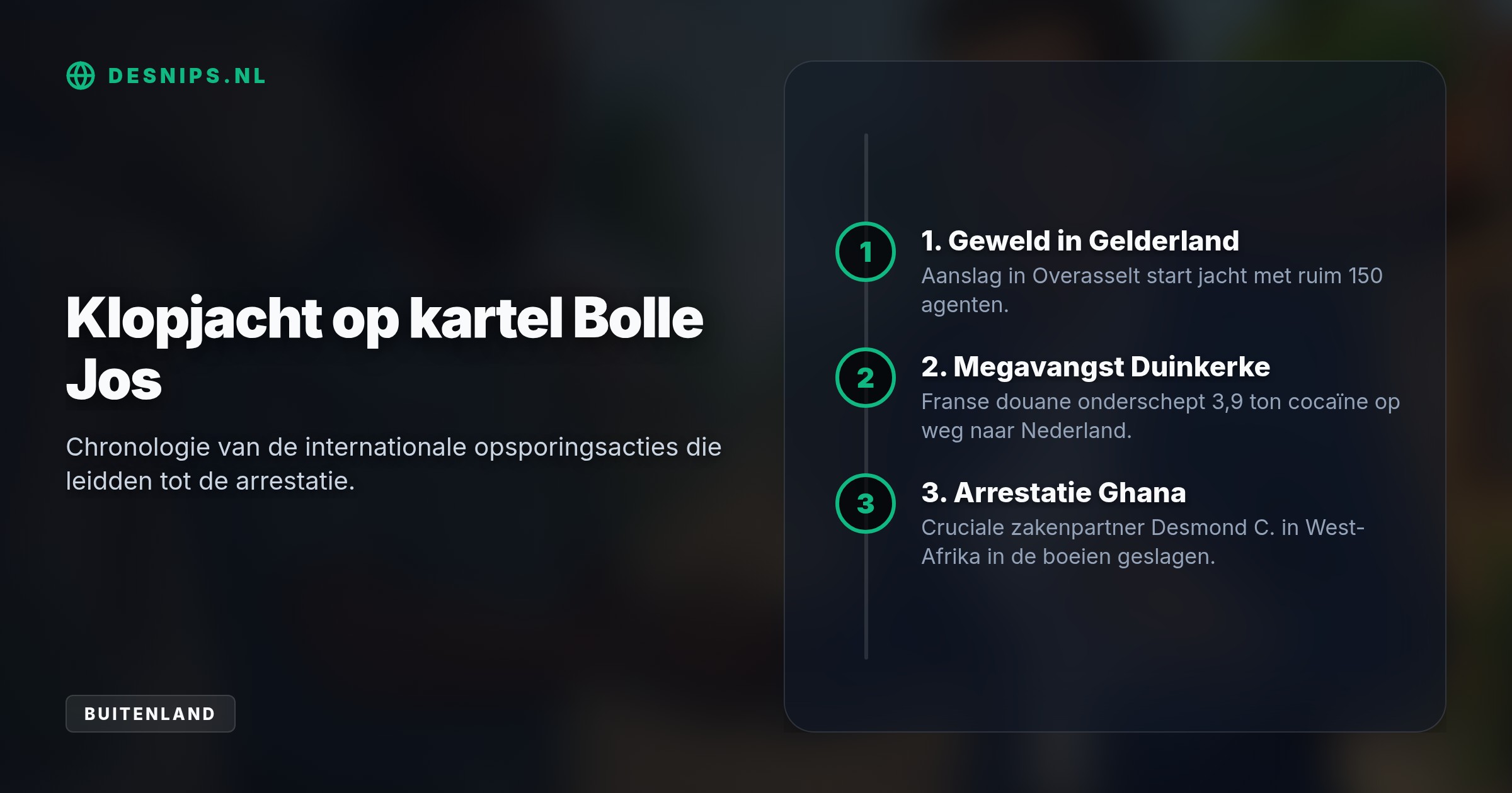 De arrestatie van deze 34-jarige Amsterdammer snijdt een cruciale cocaïneroute via West-Afrika af. Advocaten zijn woedend over het lekken van de achternaam van Bolle Jos.