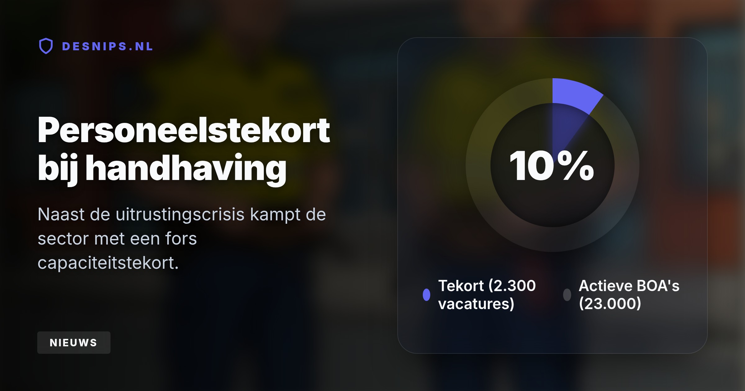 Door een tekort aan examinatoren krijgen agenten voorrang bij de Politieacademie. BOA's kunnen daardoor hun verplichte toets niet afleggen en moeten hun wapens inleveren.