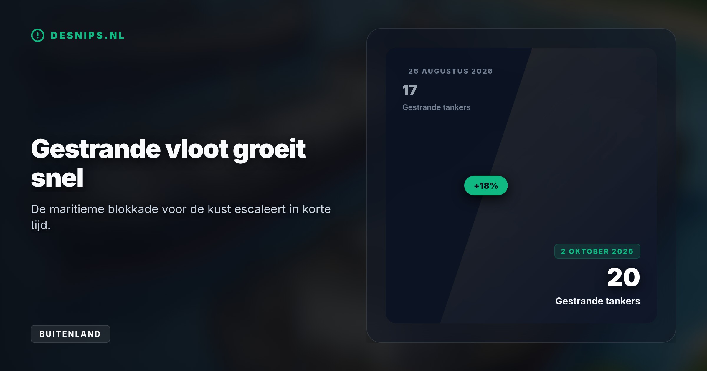 De VS blokkeert de bevoorrading van de schepen die olie naar China brachten. Lokale bedrijven weigeren hulp uit angst voor zware sancties, waardoor bemanningen zonder voedsel zitten.