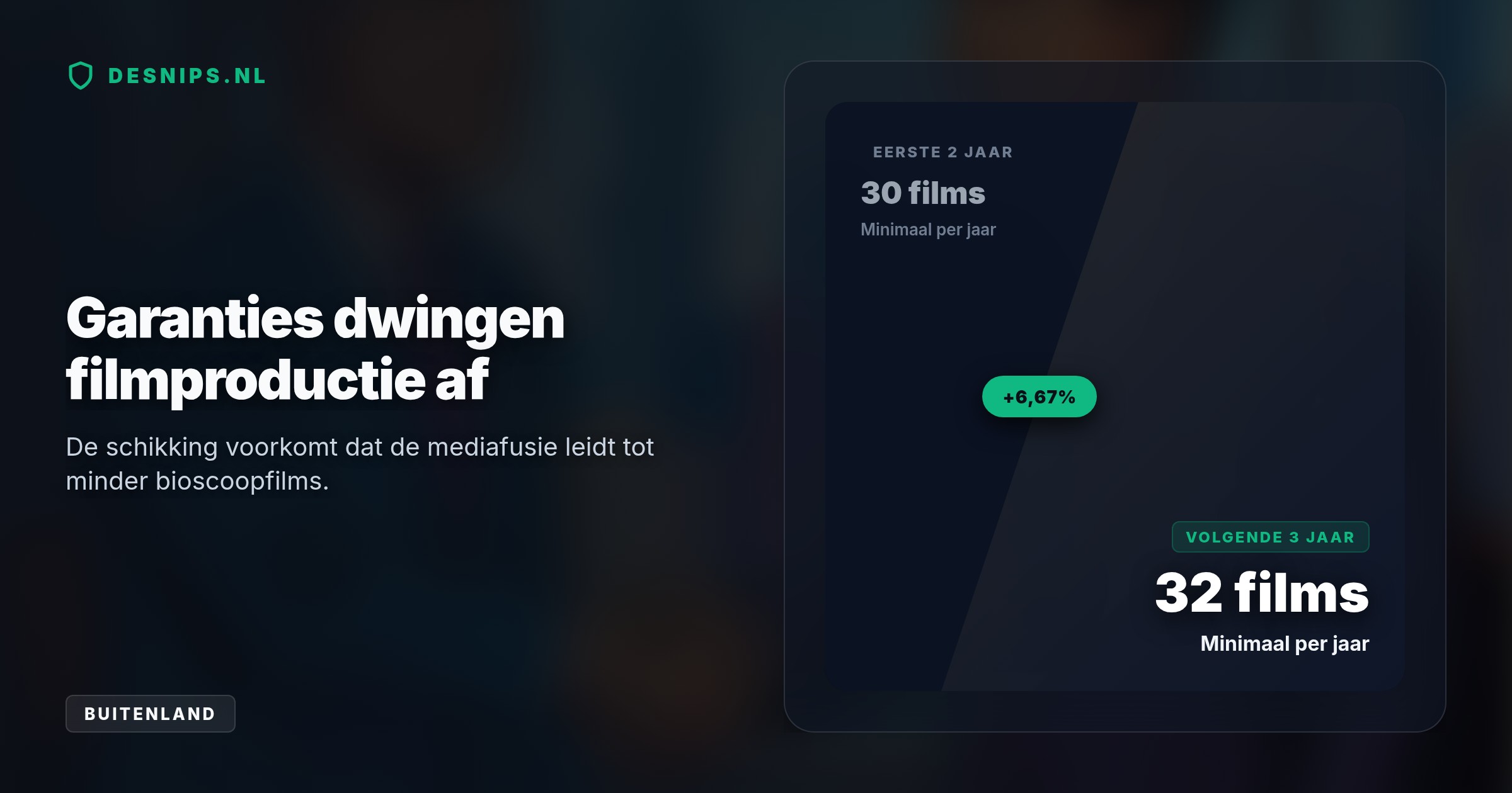 Door akkoord te gaan met een productie-eis van dertig films per jaar en onafhankelijke redactieraden, neemt Paramount de laatste grote juridische horde voor de fusie van 111 miljard dollar.