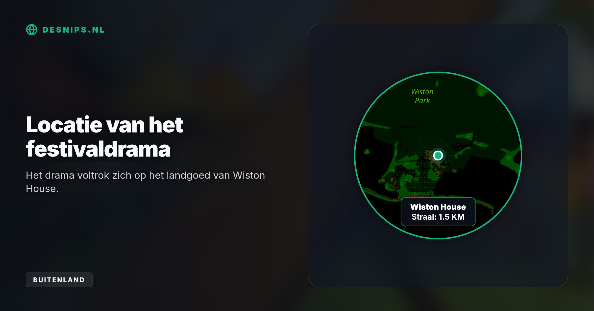 Harde windstoten tot 43 km/u bliezen gisteren een groot houten bord bij de camping-ingang omver. De politie startte direct een groot onderzoek onder de naam 'Operation Igloo'.