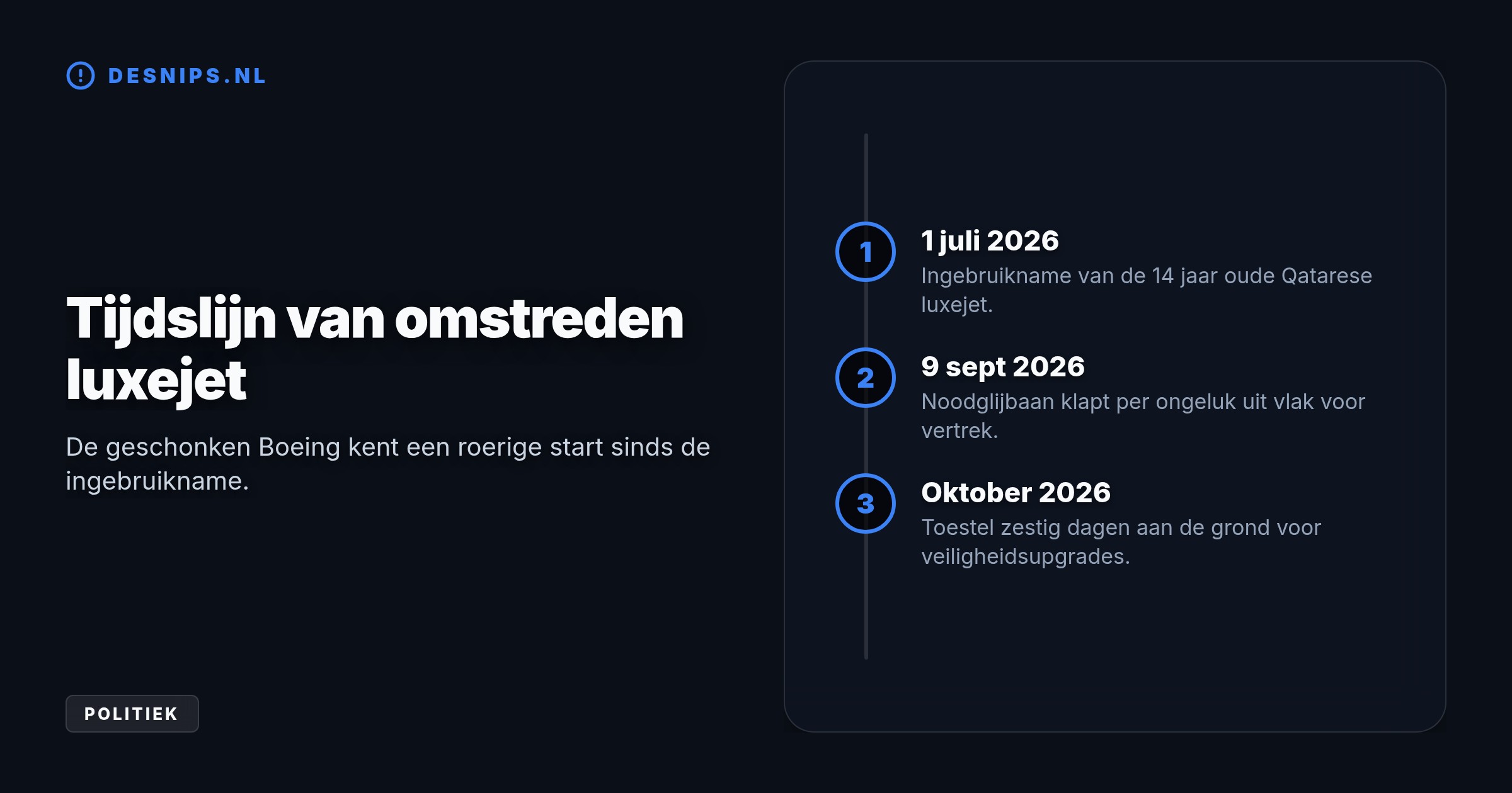 Militairen bliezen per ongeluk de noodglijbaan van Trumps omstreden Qatarese luxejet op. Het incident veroorzaakte twintig minuten vertraging voor zijn vlucht naar Dallas.