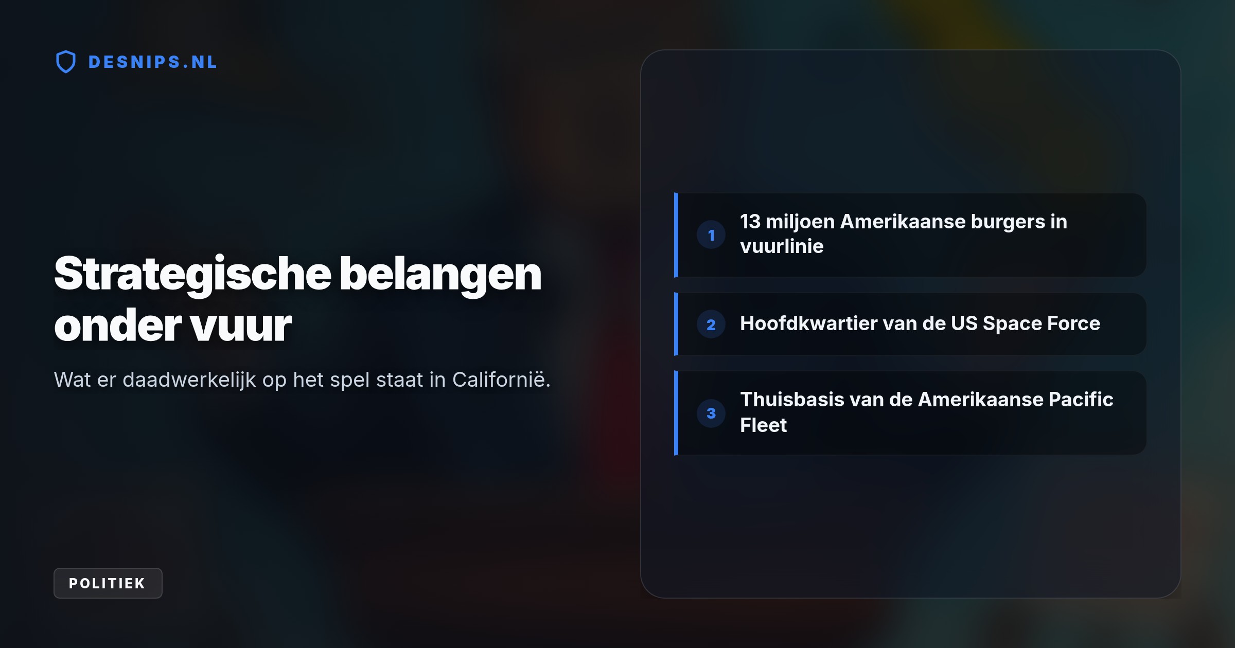 Tijdens een campagnebijeenkomst stelde Trump dat Amerikanen oorlogslasten moeten accepteren, zelfs als Iran daarvoor Los Angeles en San Diego uitschakelt.
