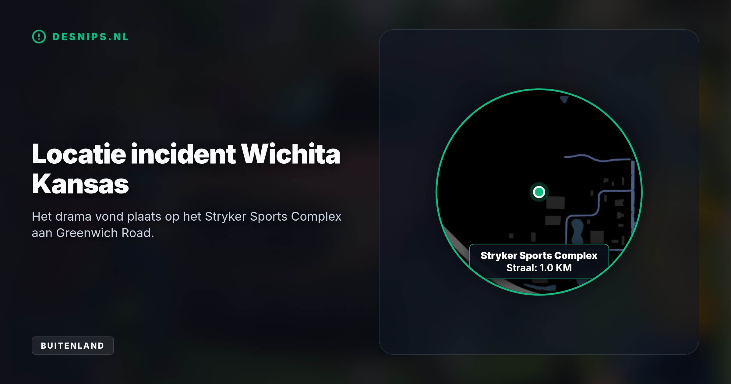 Een 34-jarige vrouw is gearresteerd nadat ze met haar pick-up een sportcomplex in Kansas opreed tijdens een kinderwedstrijd. Een kind (6) en man (35) kwamen om, elf mensen raakten gewond.