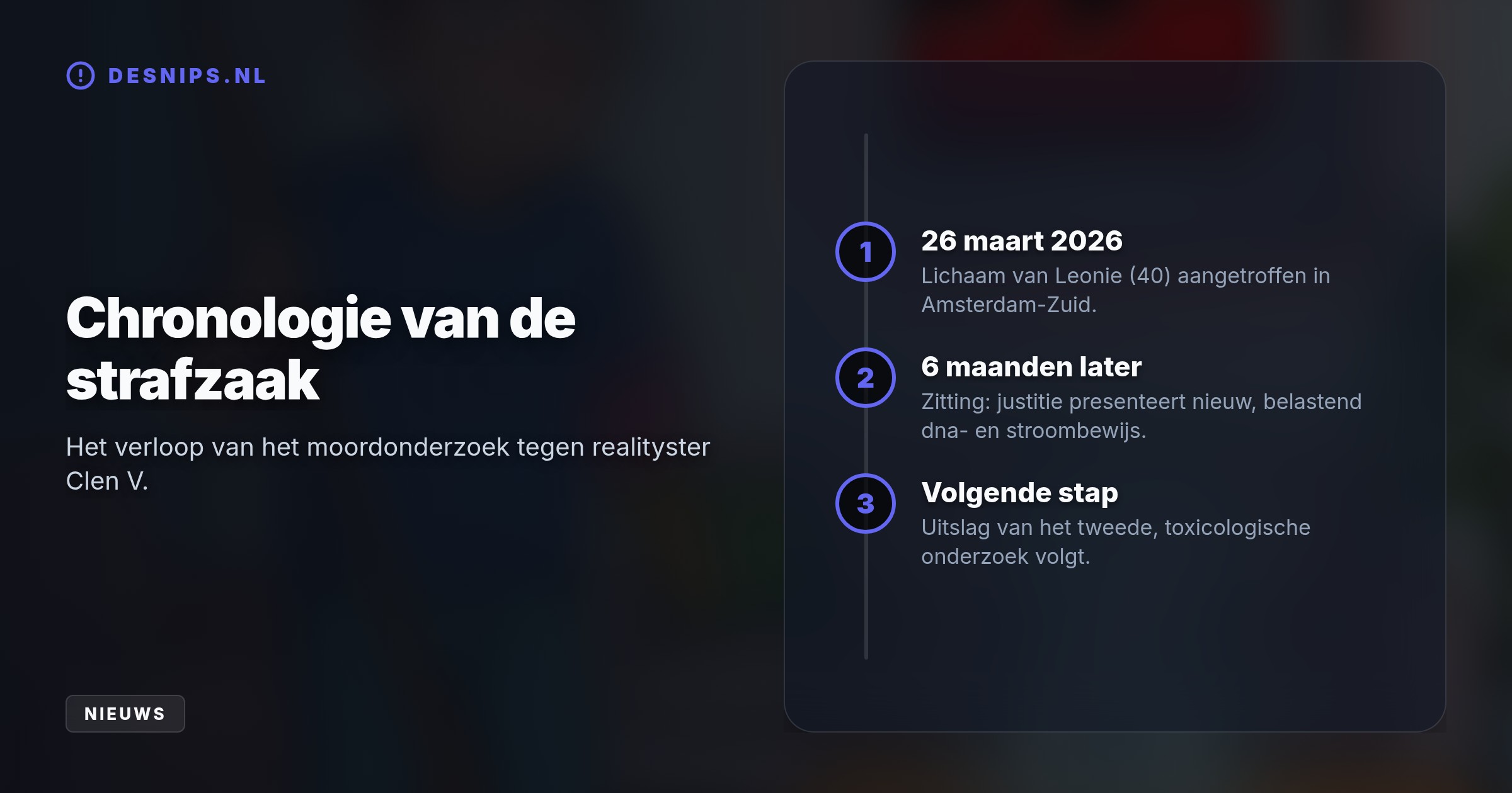 Justitie vermoedt dat de 'Lang leve de liefde'-deelnemer bewijsmateriaal probeerde weg te wassen na de dood van zijn vrouw Leonie, die in een gloeiend heet bad werd gevonden.