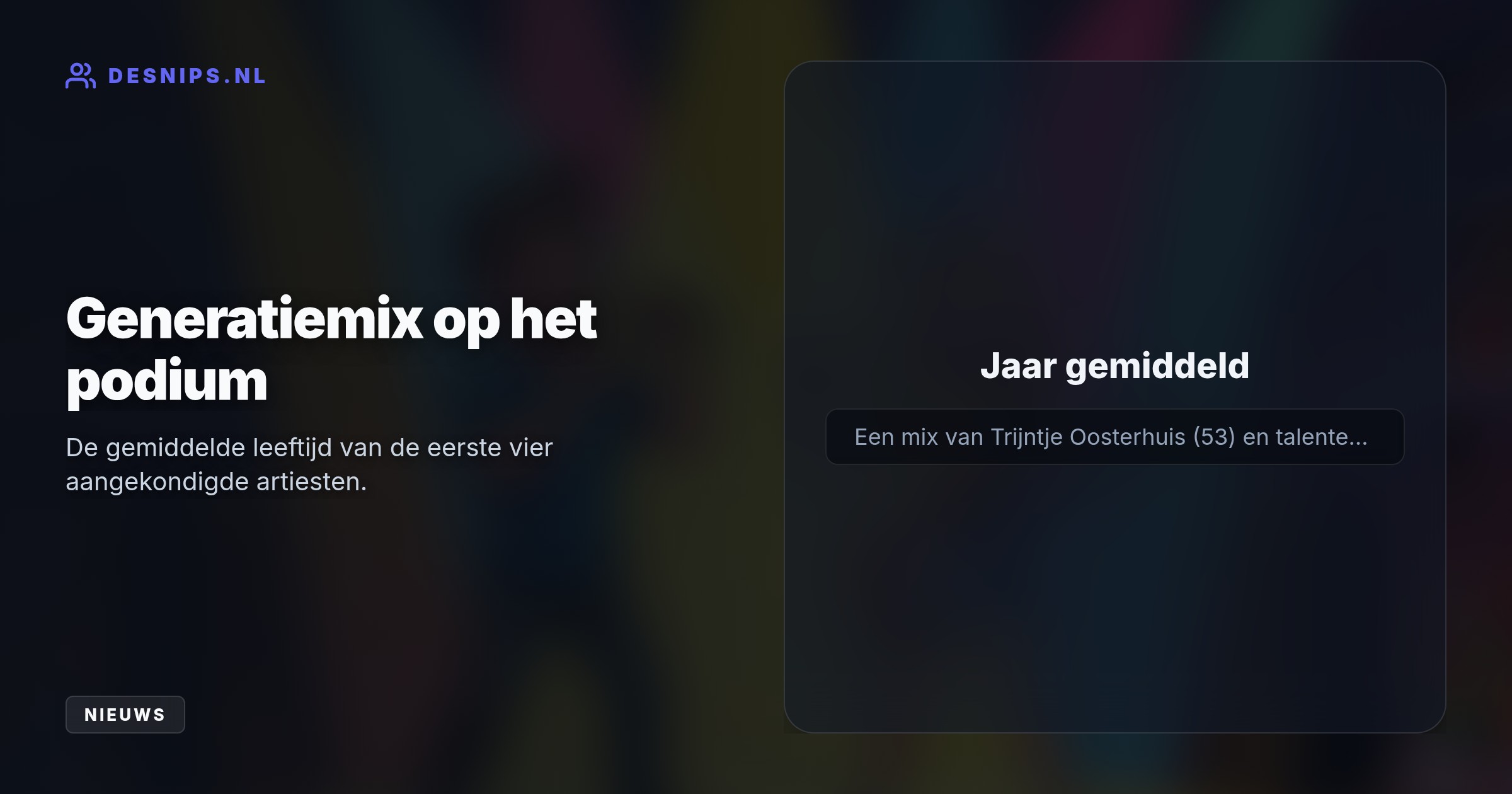 De concertreeks brengt bekende artiesten samen om elkaars hits te coveren. De kaartverkoop start aanstaande vrijdag, 14 augustus 2026, om 10:00 uur.