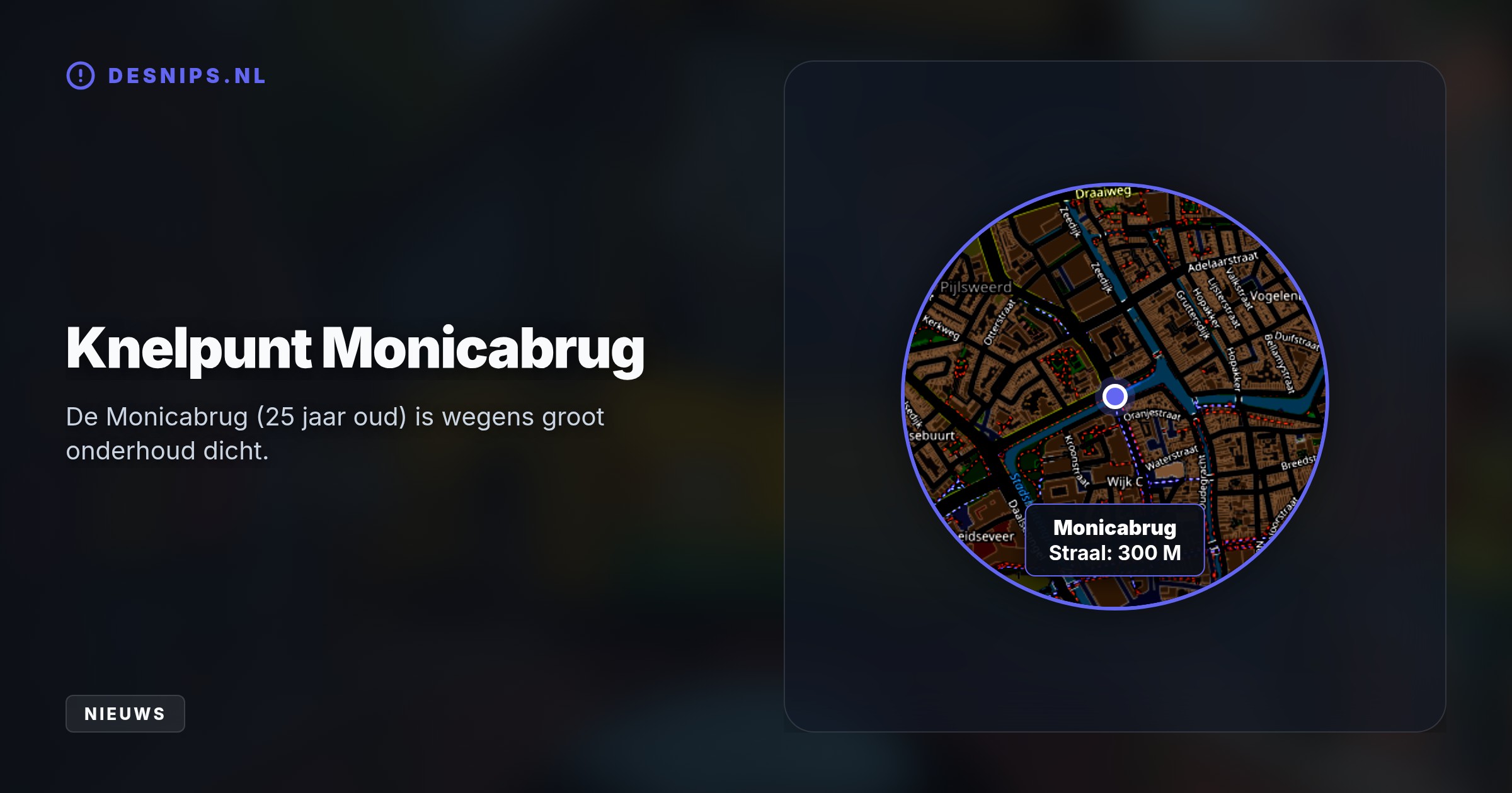 Vanwege de renovatie van de Utrechtse Monicabrug volgde bus 3 een foutieve route. Onder luid gejuich van uitgaanspubliek moest de bus de hele smalle Oudegracht achterwaarts verlaten.