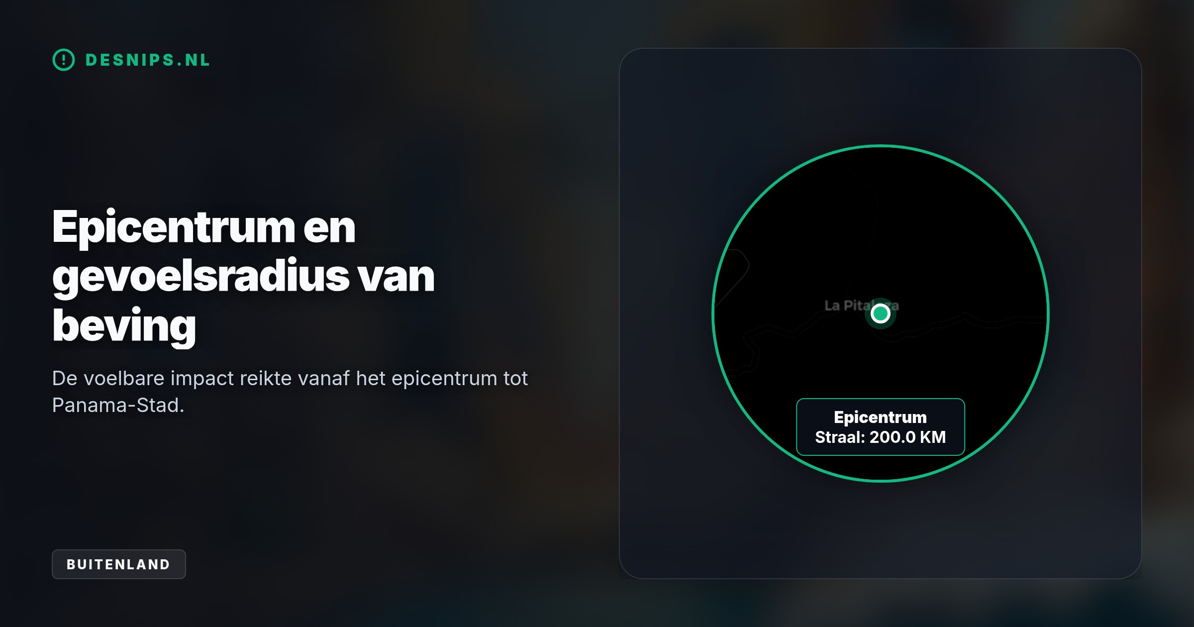 Naast zware schade door de beving dreigen vloedgolven tot drie meter hoog. Kustgebieden worden geëvacueerd en het cruciale Panamakanaal wordt gecontroleerd op schade.