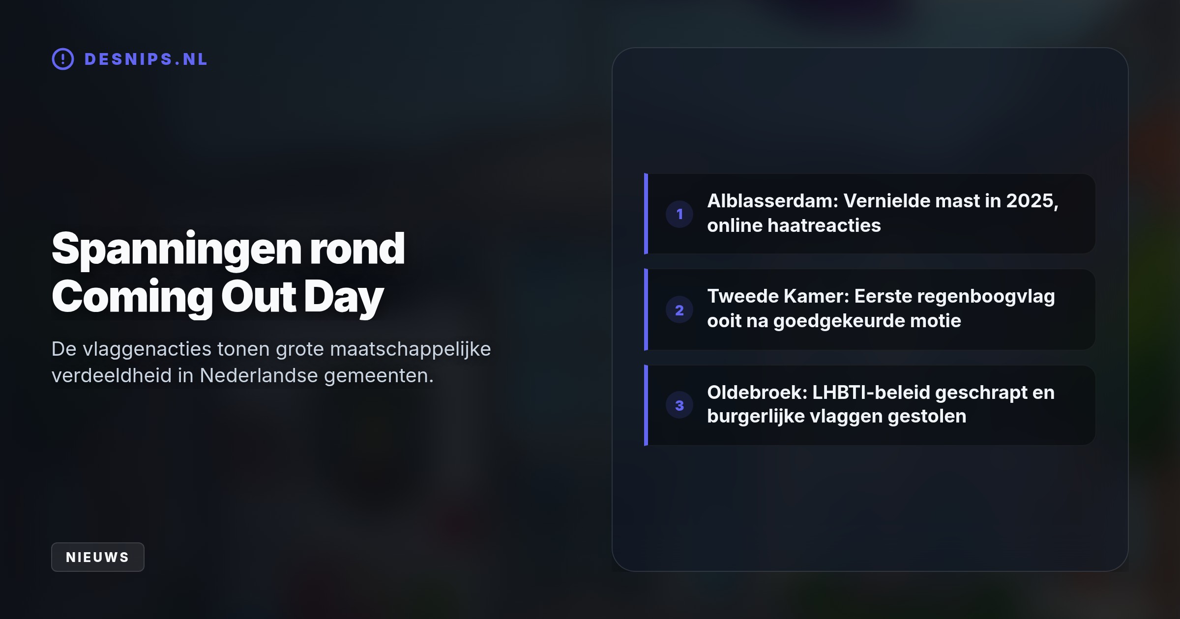Na meer dan 400 reacties met hakenkruizen en doodswensen onder een bericht over Coming Out Day draagt de gemeente alle beelden over aan de politie voor strafrechtelijk onderzoek.