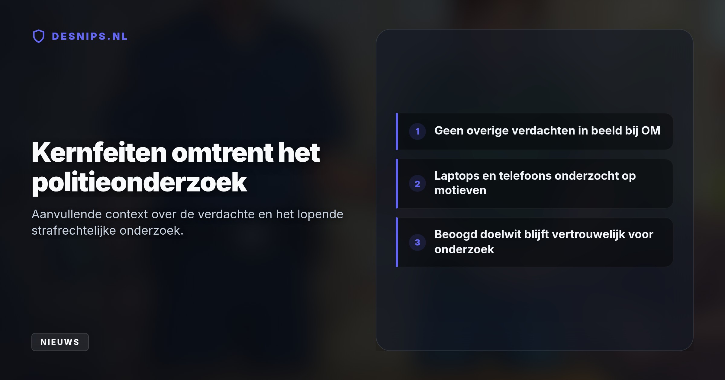 Een 20-jarige man is opgepakt nadat hij dreigde met een aanslag op een specifiek doelwit. In zijn woning vond de recherche zwaarden, messen en wapens.