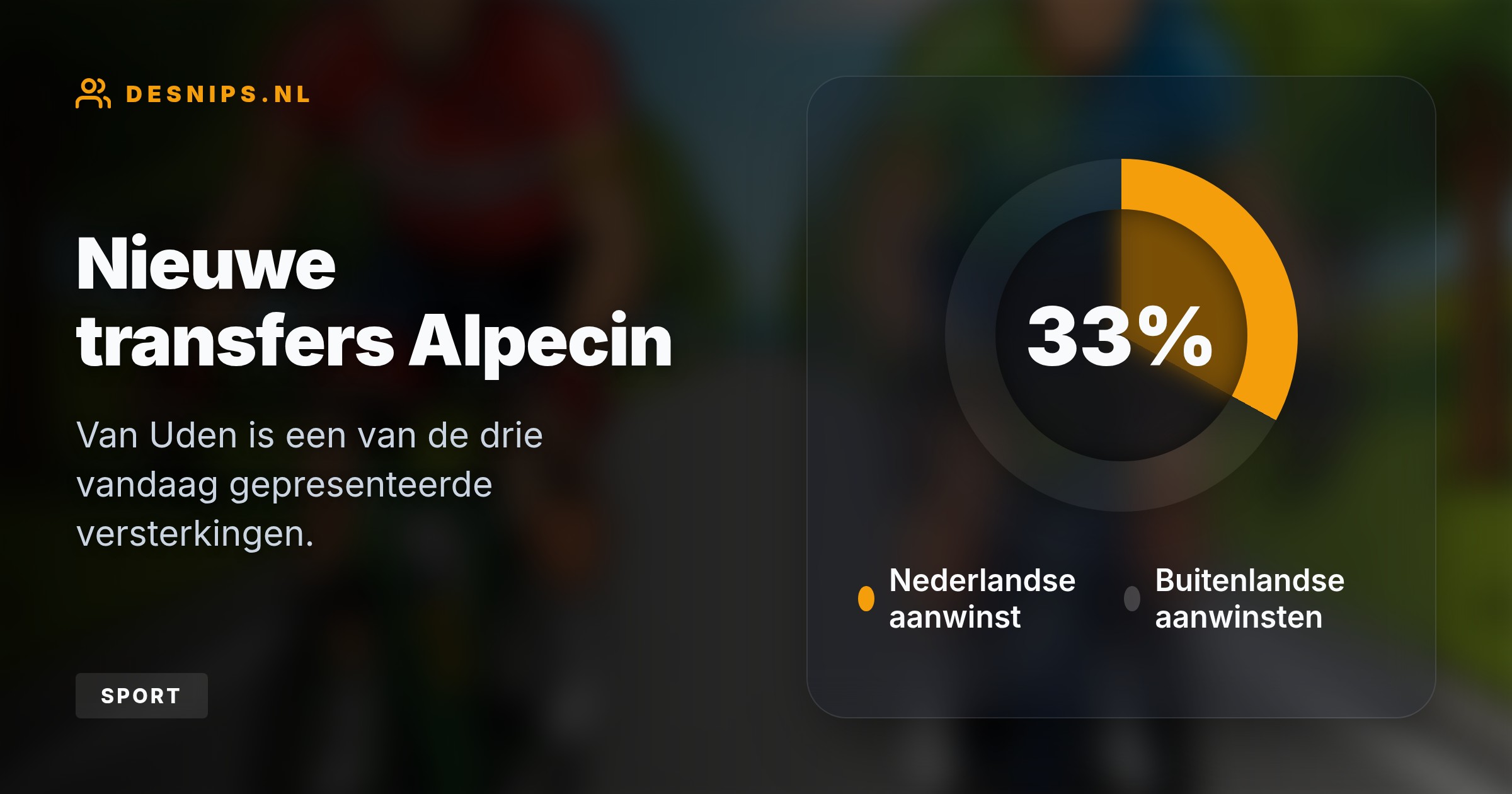 De 25-jarige sprinter vervangt de vertrekkende Kaden Groves en wil aan de zijde van Mathieu van der Poel uitgroeien tot een constante topsprinter op het hoogste wielerniveau.