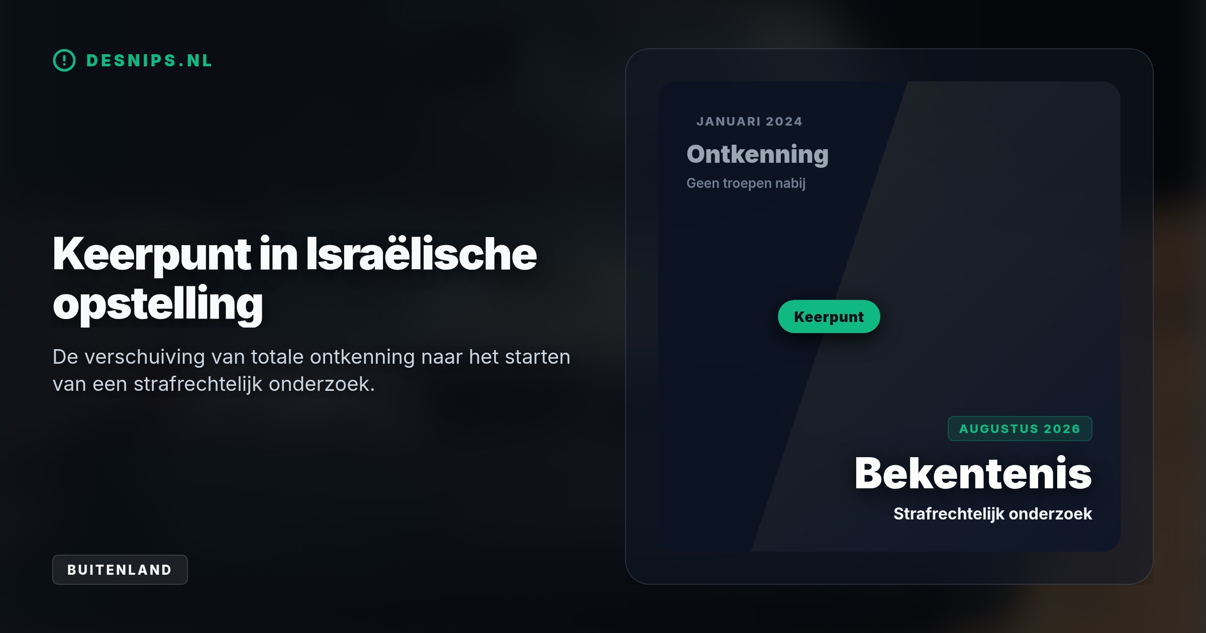 Na jaren ontkenning start het Israëlische leger een strafrechtelijk onderzoek naar de beschieting van Hind Rajab in 2024, nadat eigen troepen de schoten bleken te lossen.