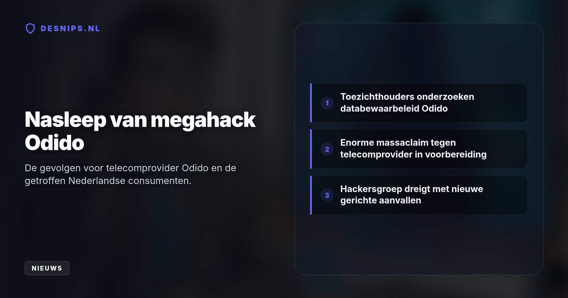 Via een telefonische babbeltruc deed de hacker zich voor als IT-collega om een medewerkster te misleiden. De buitgemaakte gegevens van 6,2 miljoen klanten staan inmiddels op het darkweb.