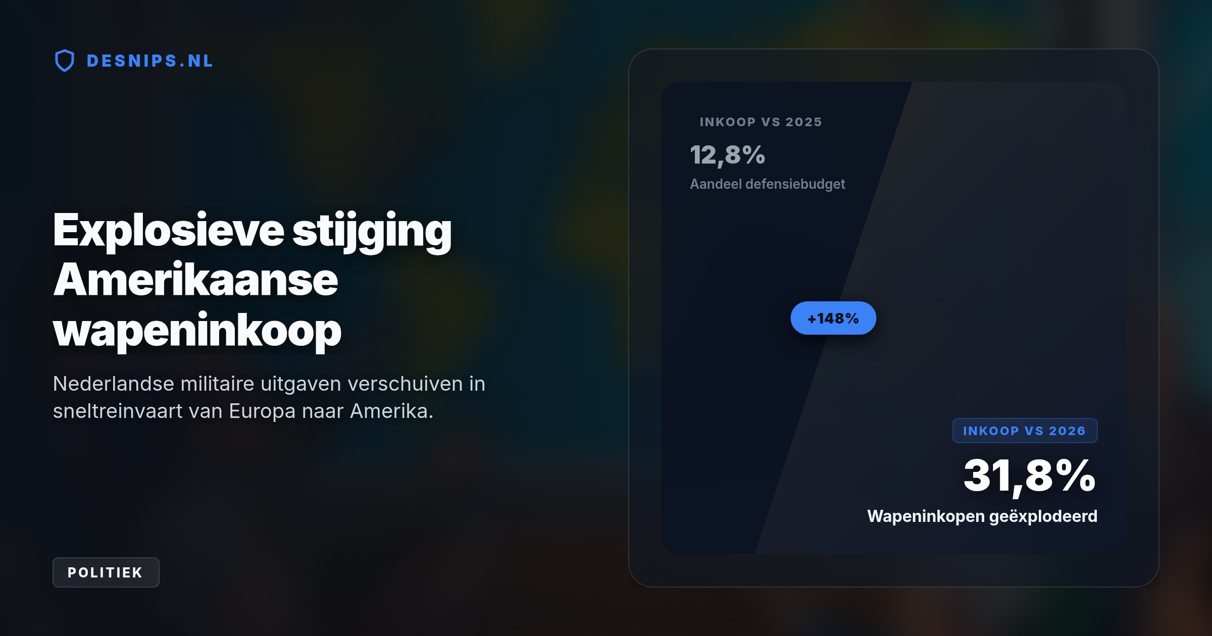 Terwijl het defensiebudget stijgt naar 29 miljard euro, keldert de inkoop in Europa. De Kamer eist snelle coördinatie en soevereiniteit om de afhankelijkheid van de VS te stoppen.