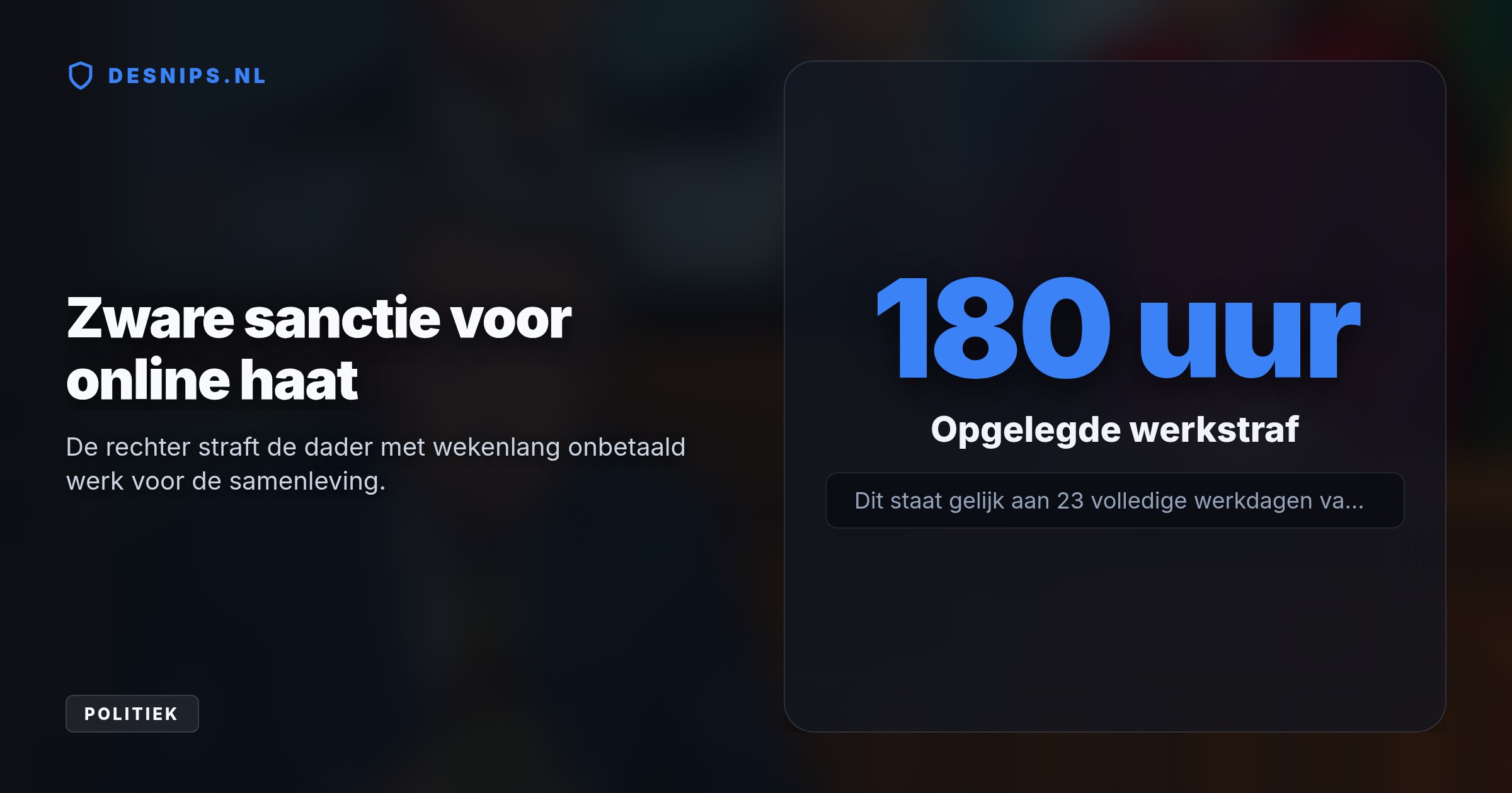 De 51-jarige man weet zijn agressieve berichten aan overmatig bier- en wietgebruik. De rechter wees dit excuus resoluut af en legde ook 60 dagen voorwaardelijke cel op.