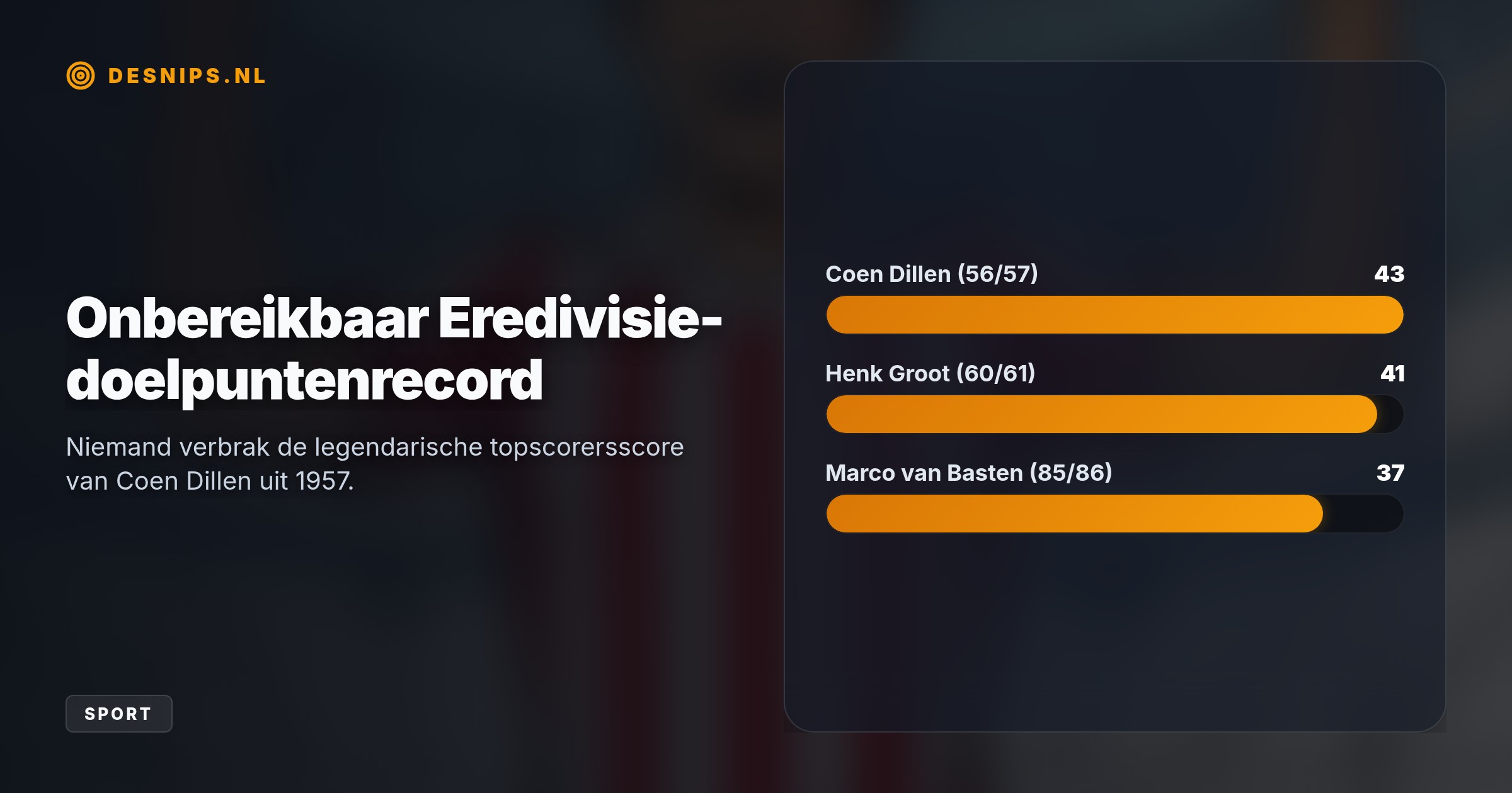 De Eindhovenaren dragen het rood-witte shirt uit de jaren vijftig tegen sc Heerenveen ter nagedachtenis aan 'Het Kanon', die nog altijd het Eredivisie-record van 43 goals houdt.