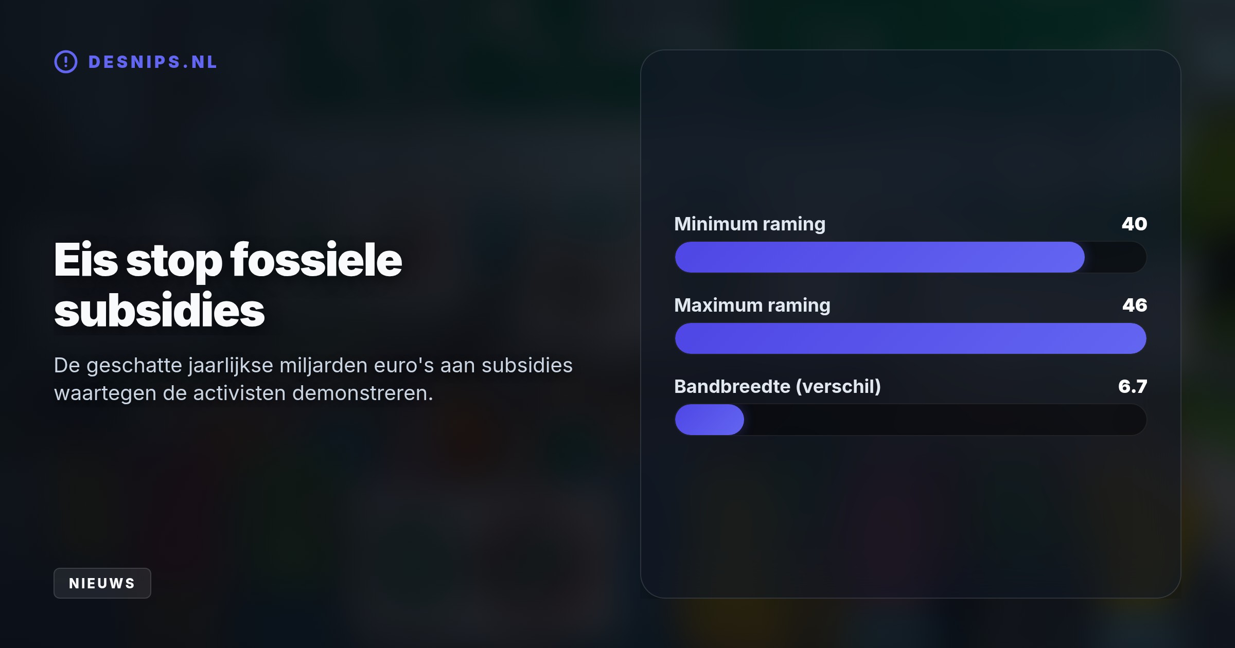 Met de actie eisen de demonstranten een stop op miljarden aan fossiele subsidies en protesteren ze tegen het geweld in Gaza. Eerdere taak- en celstraffen schrikken hen niet af.