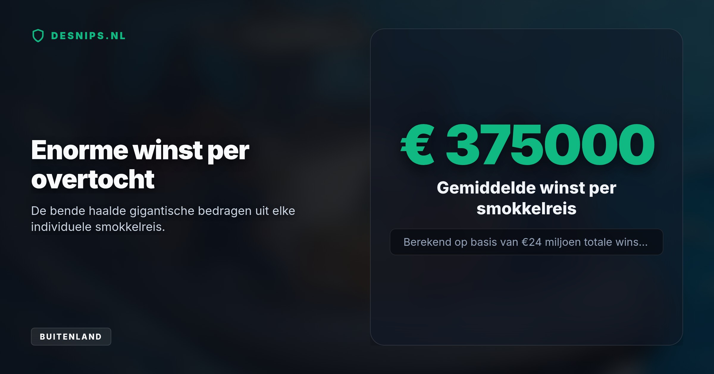 Met steun van Europol is een netwerk ontmanteld dat met 18 speedboten 2.000 migranten smokkelde en xtc naar Algerije bracht, goed voor 24 miljoen euro winst.