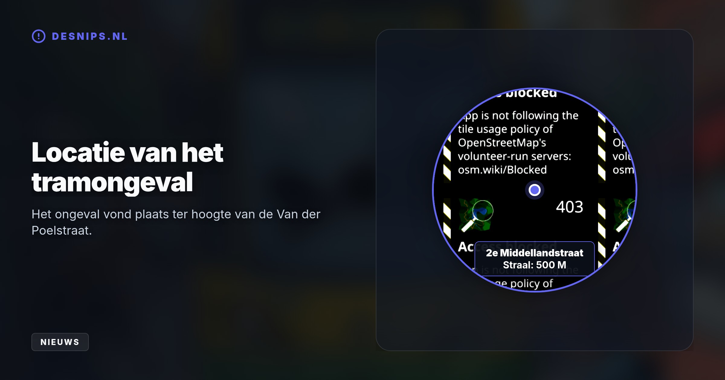 De slachtoffers werden donderdagnacht geschept op de 2e Middellandstraat. De politie onderzoekt de toedracht, de trambestuurder en passagiers bleven ongedeerd.
