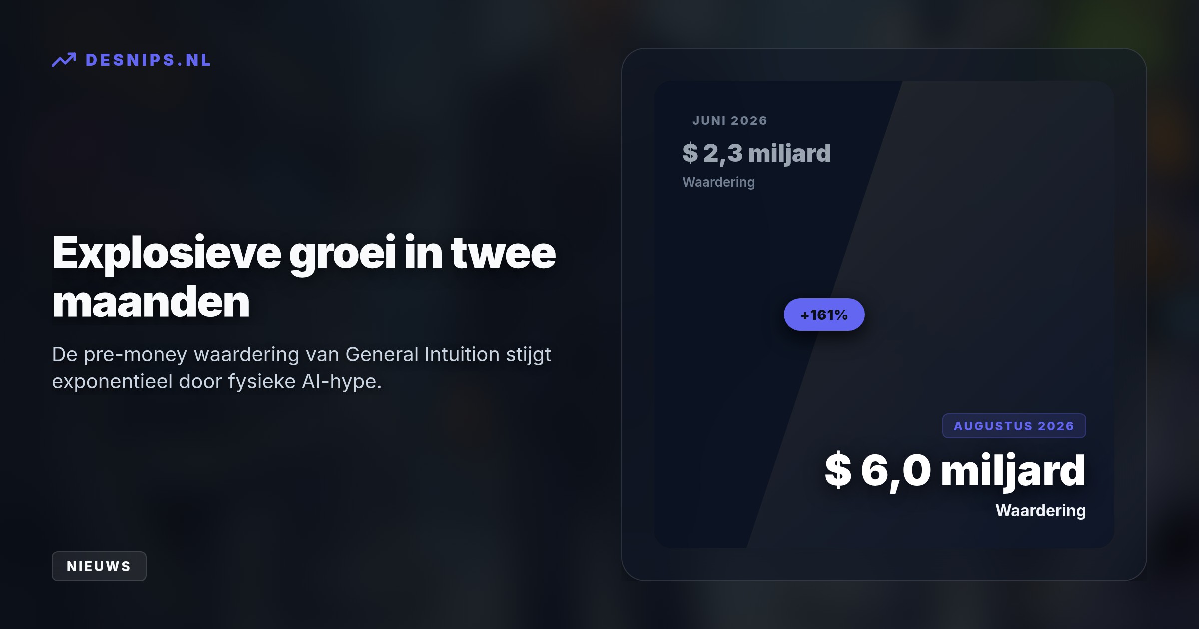 General Intuition traint robots met videogamebeelden. Een nieuwe investeringsronde van 200 miljoen dollar stuwt de bedrijfswaarde nu gigantisch op.