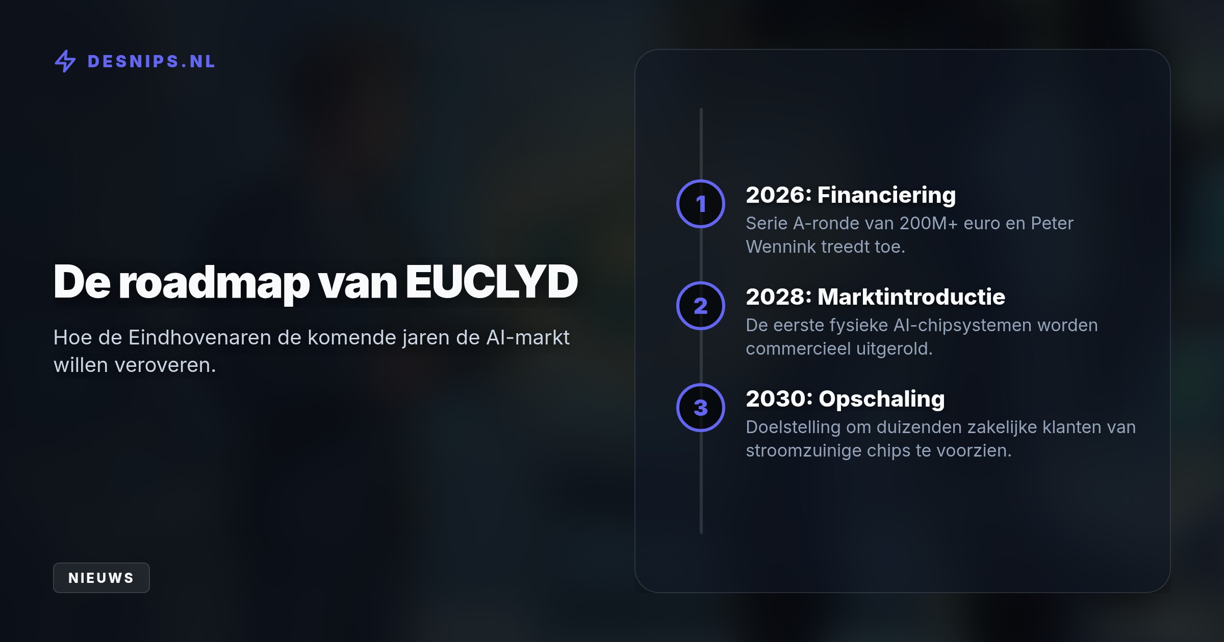 Onder leiding van de oud-ASML-topman ontwikkelt de Eindhovense startup een nieuwe chiparchitectuur om het stroomverbruik van datacenters drastisch te verlagen.
