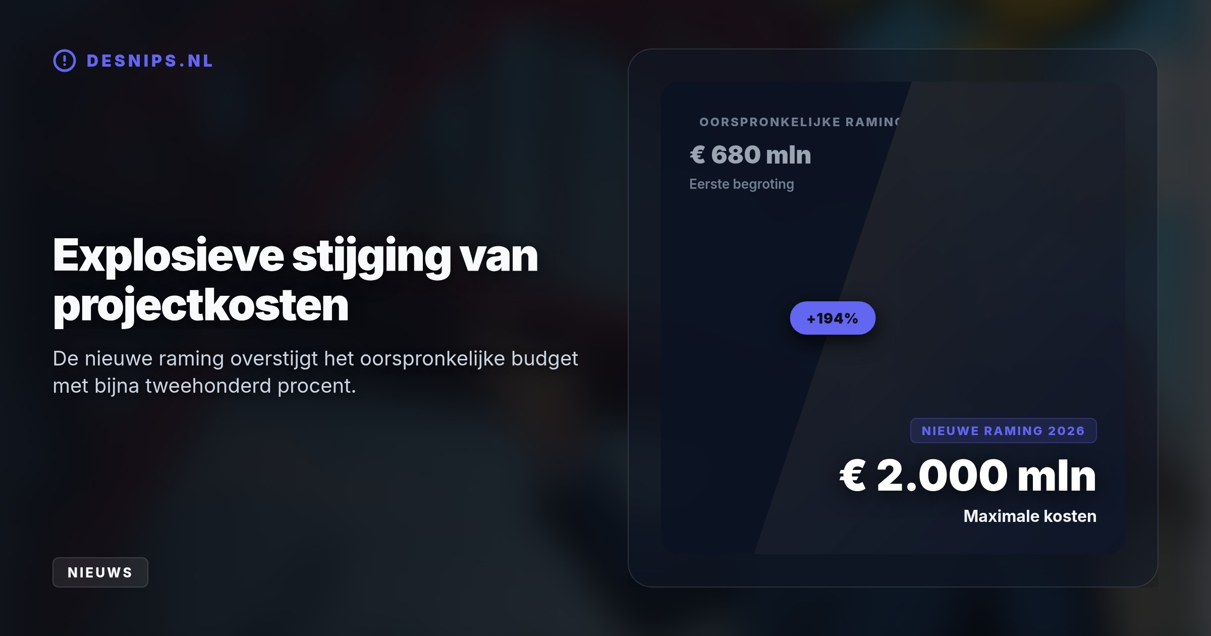 Minister Madlener zet de mega-operatie door vanwege acuut risico op storingen voor de 230.000 dagelijkse passanten. De start is uitgesteld naar 2027.