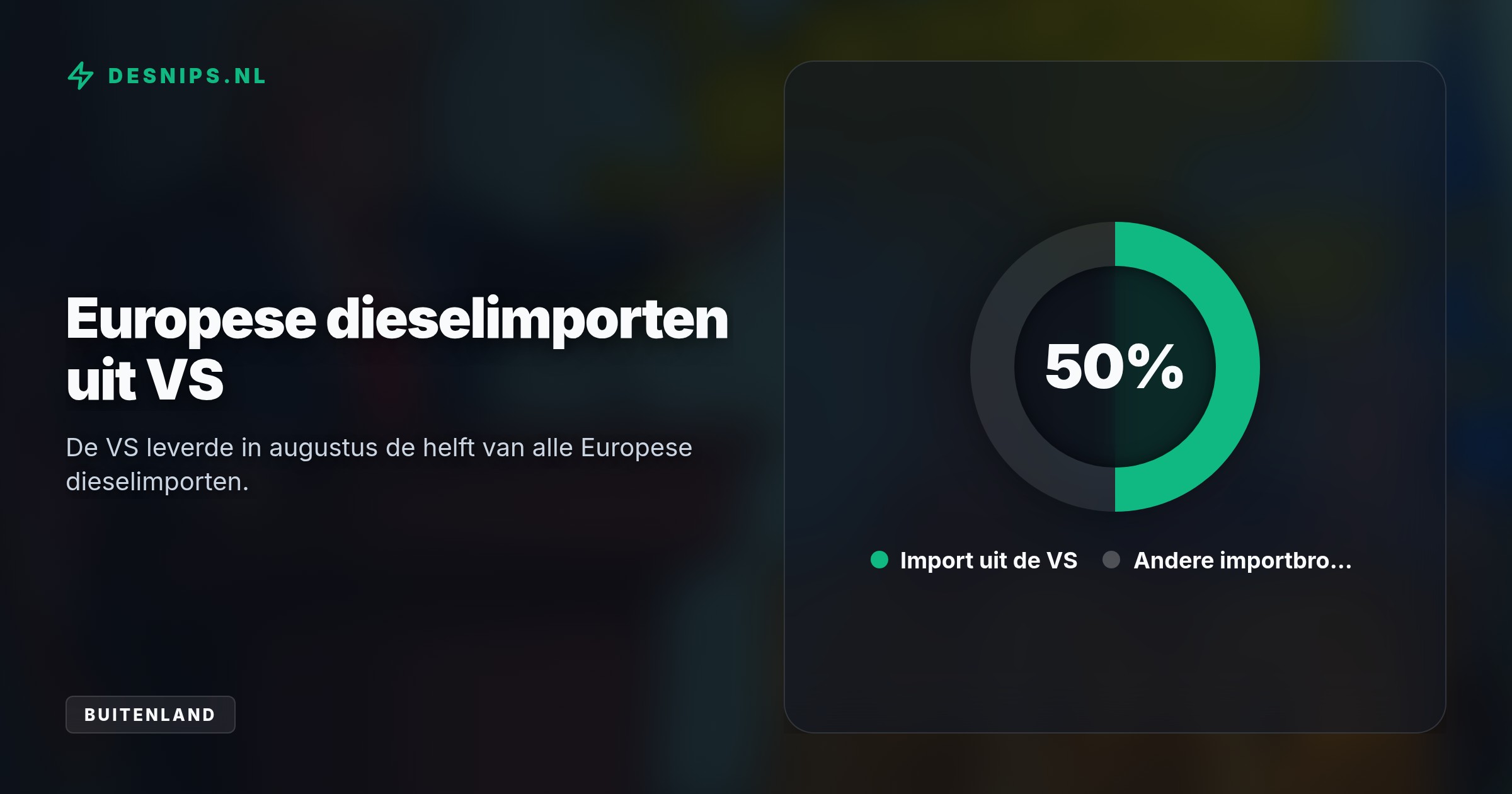 Om de binnenlandse prijzen voor de verkiezingen te drukken, eist Trump dat de EU haar noodreserves vrijgeeft. Weigert Europa, dan dreigt de VS de brandstofkraan dicht te draaien.