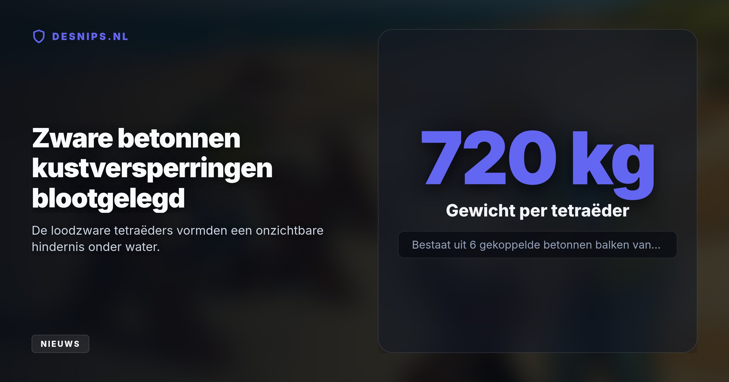Door verschuivend zand en golferosie kwamen betonnen en stalen obstakels bloot te liggen; stichting WO2GO bergt drie objecten voor de lokale bunkerroute.