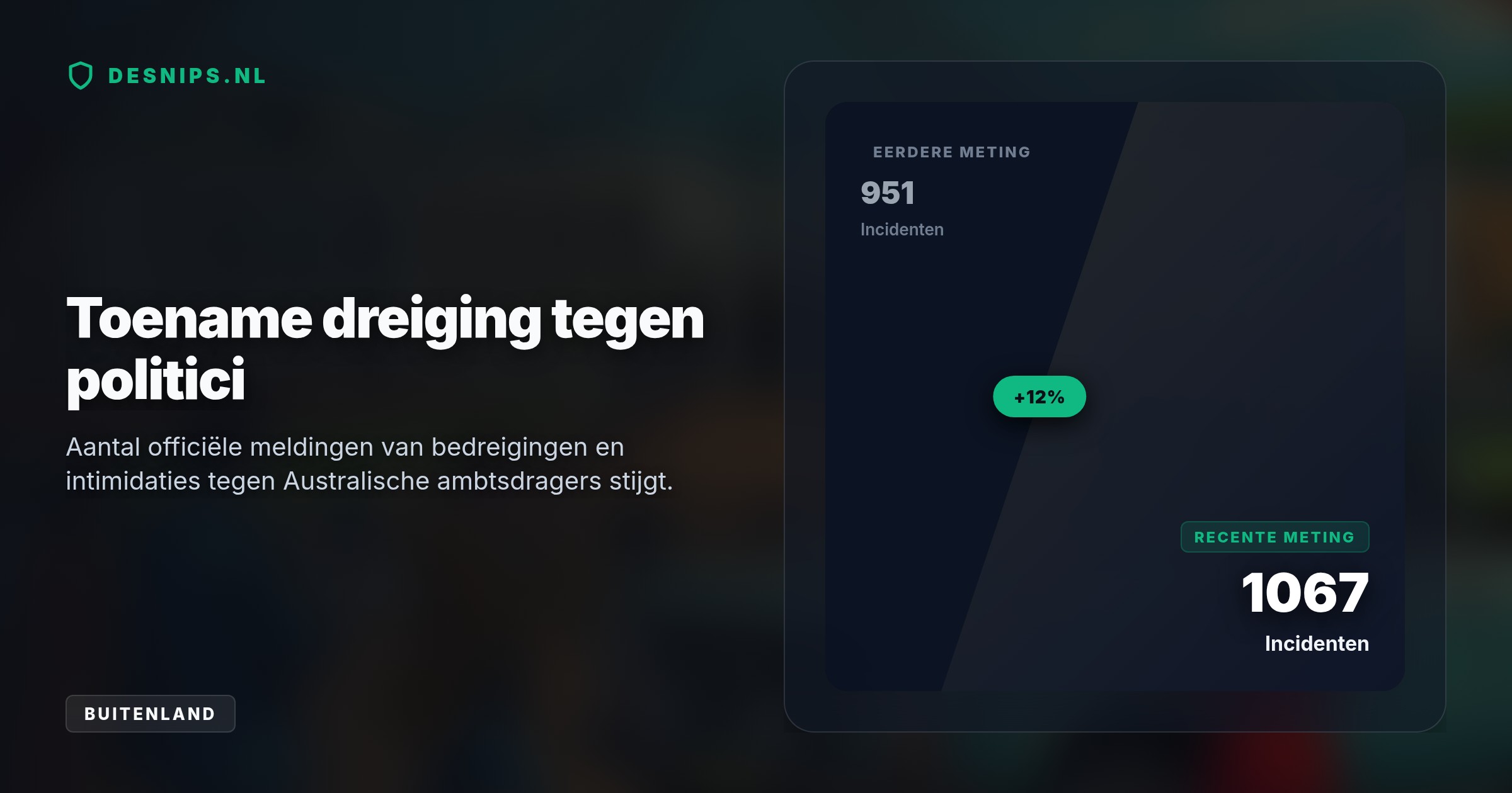 Omstanders overmeesterden de 43-jarige verdachte direct in Wangaratta. Antiterreurteams onderzoeken de doelgerichte actie; Haines verkeert in kritieke toestand.