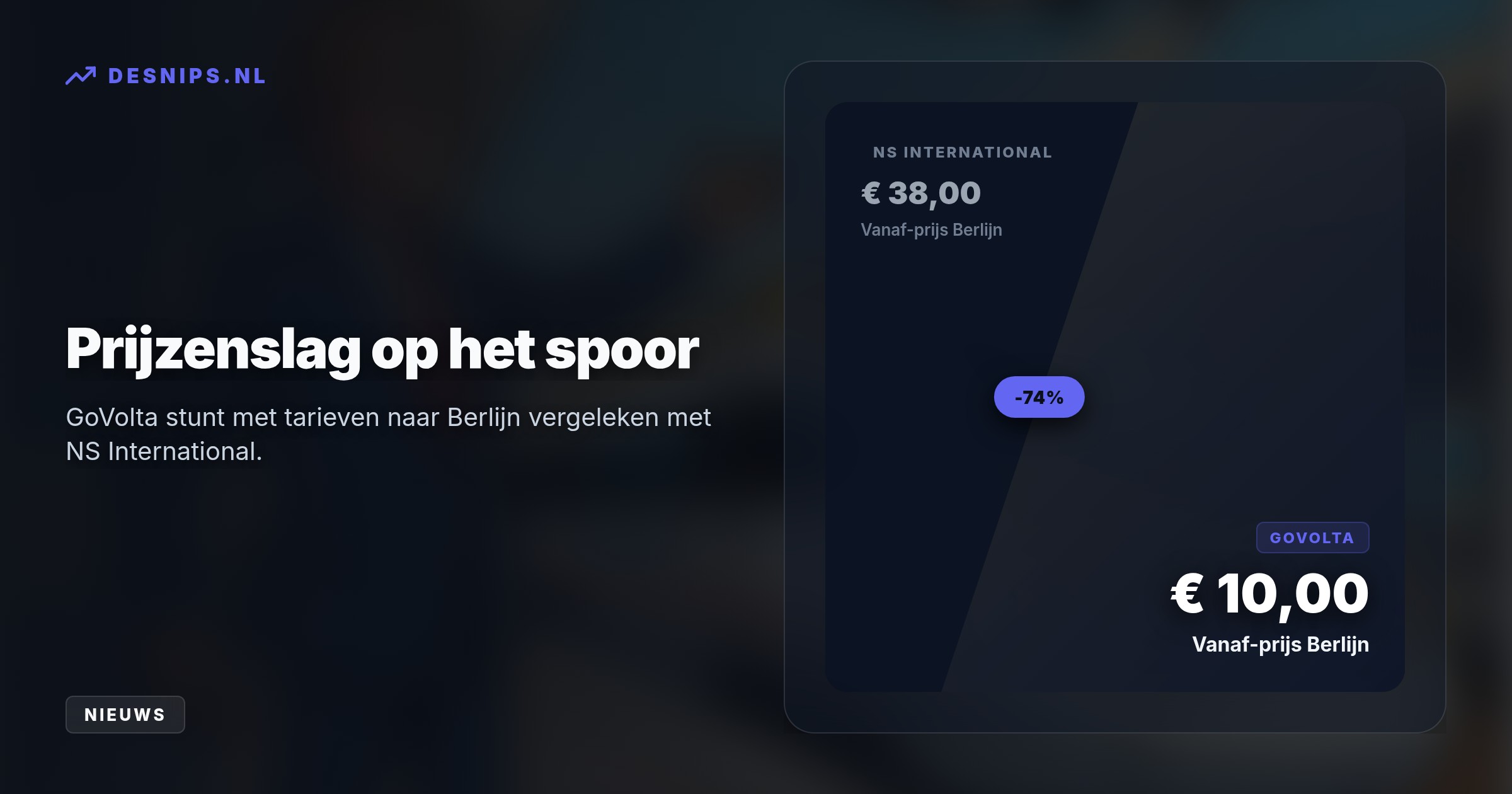 Met het nieuwe startkapitaal daagt de Bredase ondernemer Hessel Winkelman de gevestigde orde uit met comfortabele, duurzame ritten naar Europese steden.