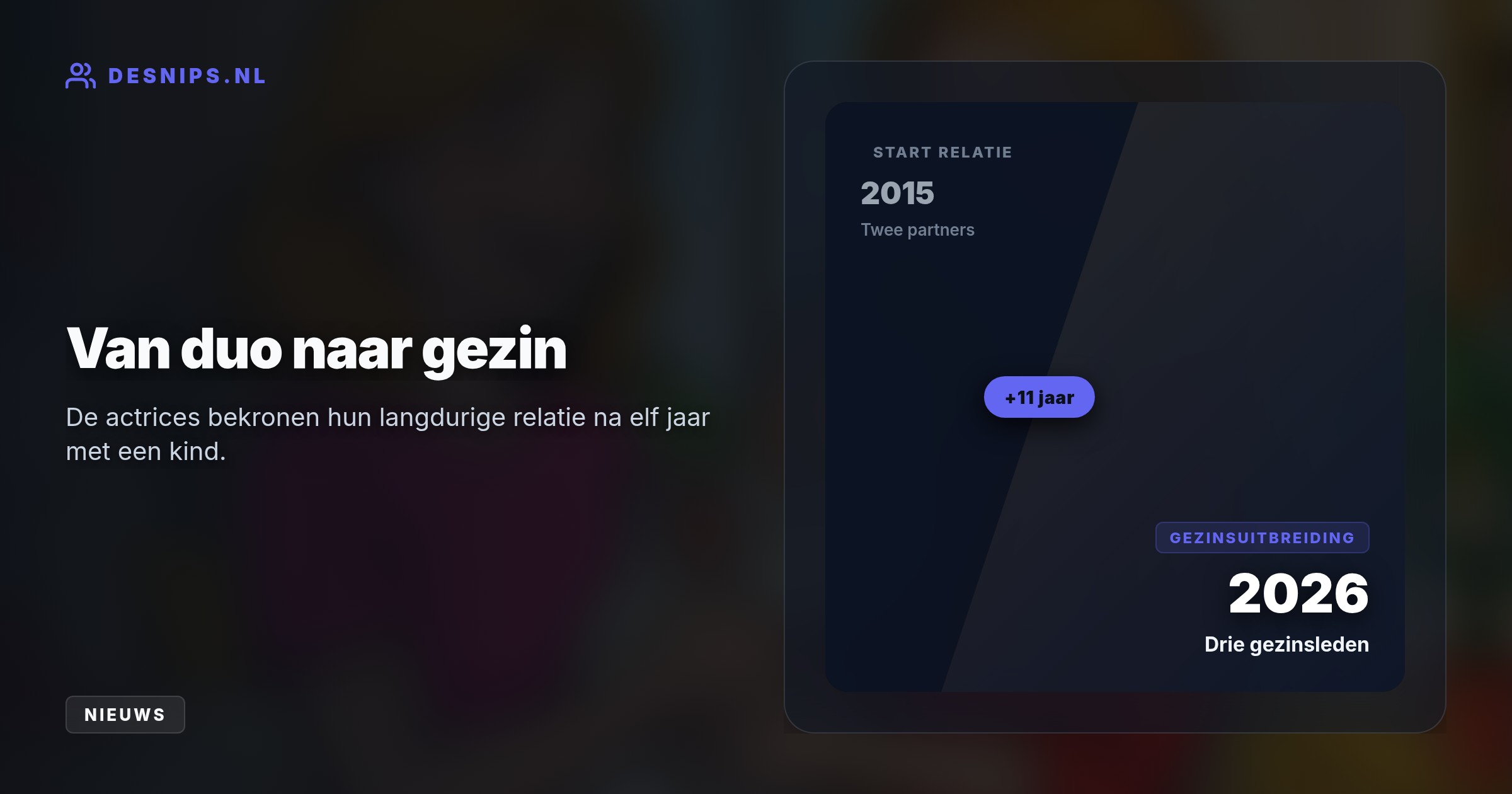 De actrices hielden de geboorte op 5 augustus ruim een maand stil, maar delen het babynieuws nu vol trots met een reeks gezinsfoto's op Instagram.