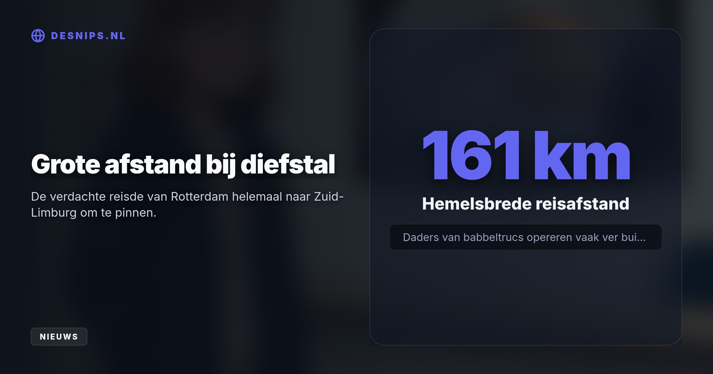 De Rotterdamse tiener pinde in Kerkrade met de gestolen pas van een 92-jarige vrouw. Ze meldde zich nadat de politie met herkenbare publicatie dreigde.