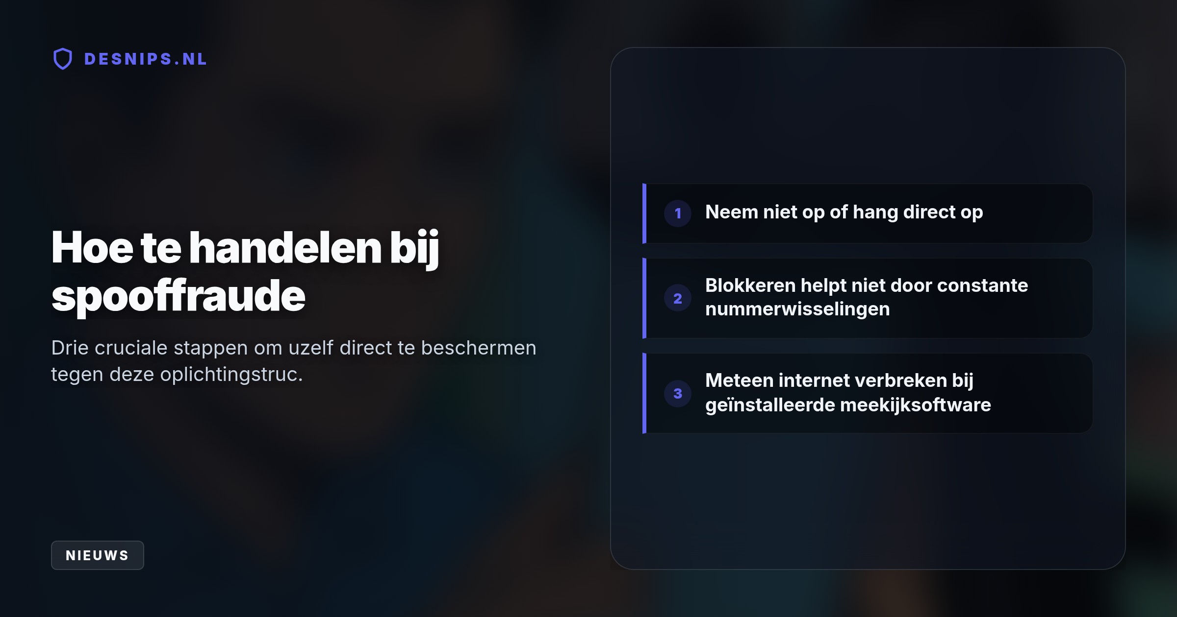 Oplichters misbruiken je eigen telefoonnummer via spoofing om vertrouwen te wekken. Trap niet in het valse Amazon-bandje en hang direct op om bankfraude te voorkomen.