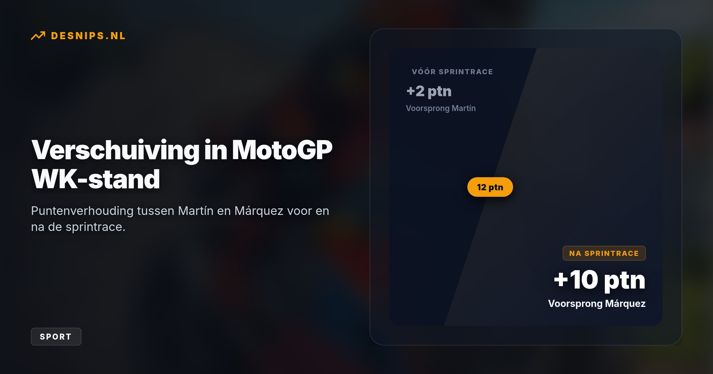 De Spanjaard ging met 180 km/u onderuit op Phillip Island en is niet fit gekeurd voor de GP van Australië, waardoor winnaar Marc Márquez de WK-stand overneemt.