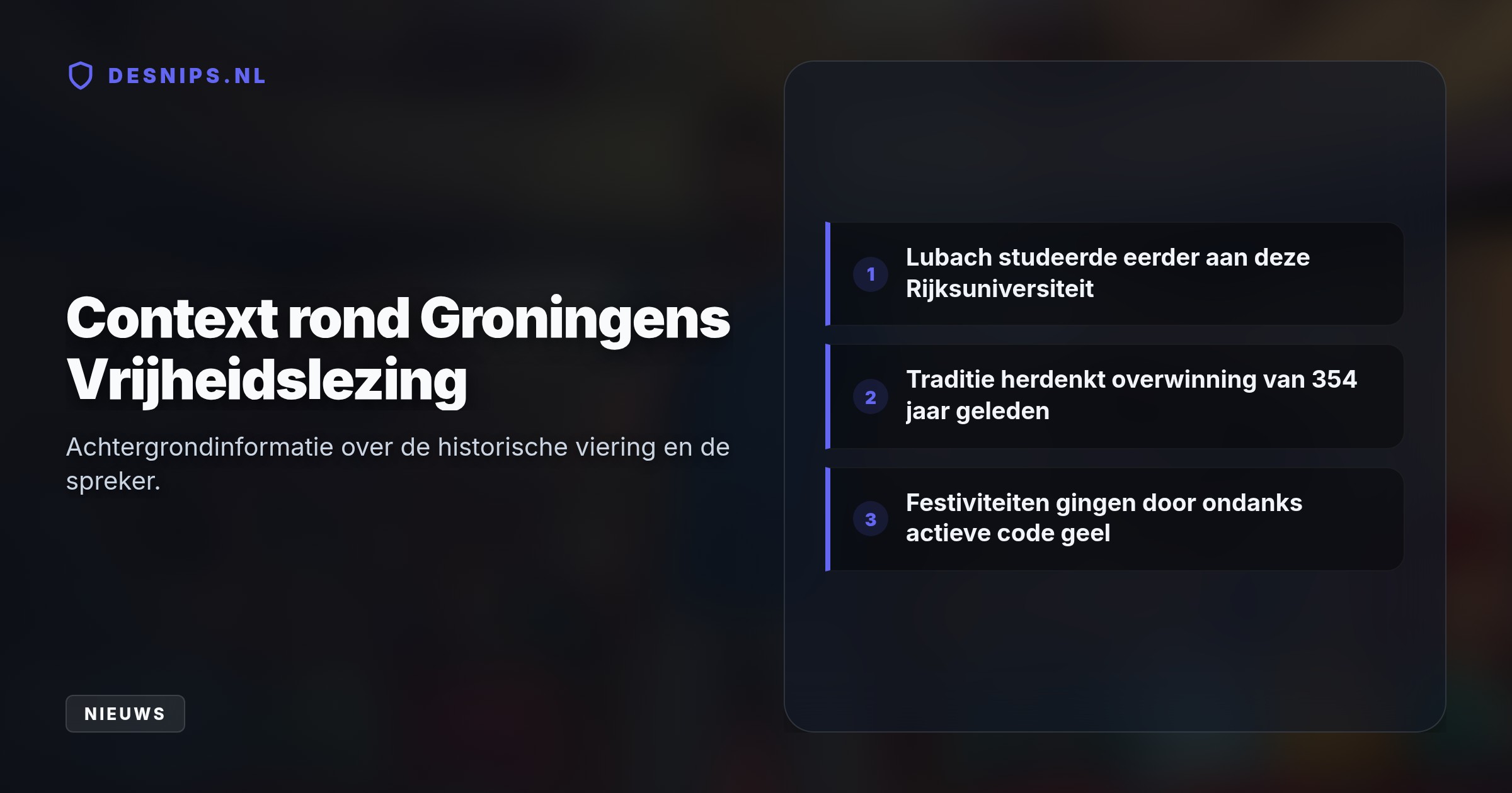 De cabaretier noemde zijn optreden in de bomvolle RUG-aula pure gerechtigheid en benadrukte dat timing belangrijker is dan morele censuur bij harde grappen.