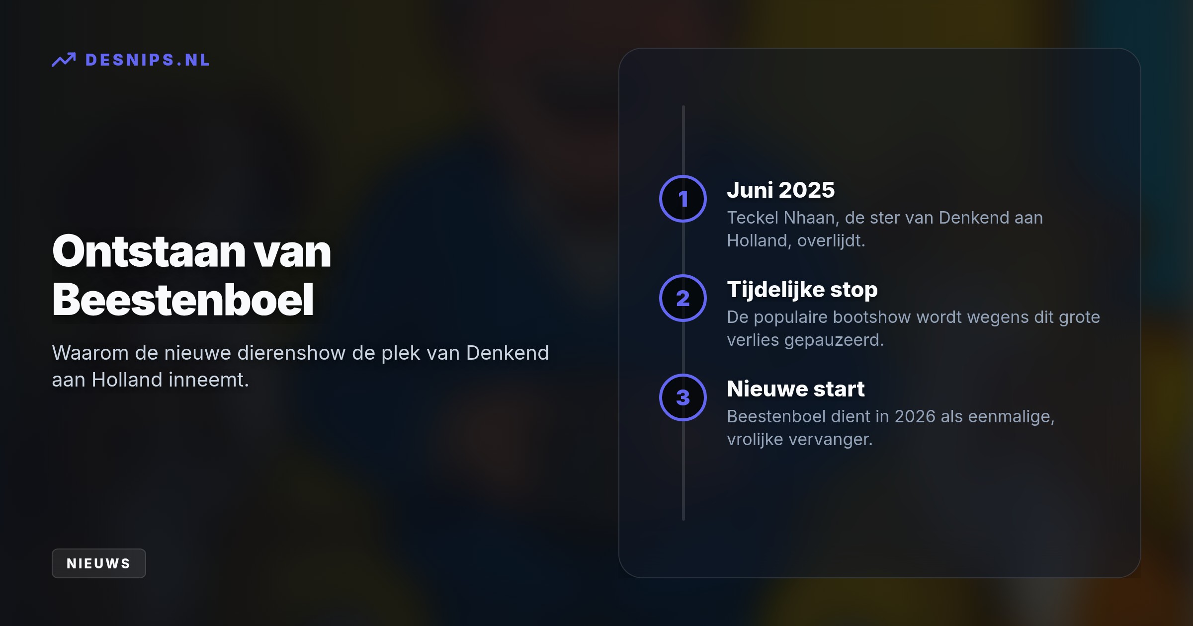 Hoewel recensenten 'Beestenboel' afkraken, lacht André van Duin de kritiek weg. Het programma is met wekelijks 1,1 miljoen kijkers de best bekeken show op de zondagavond.