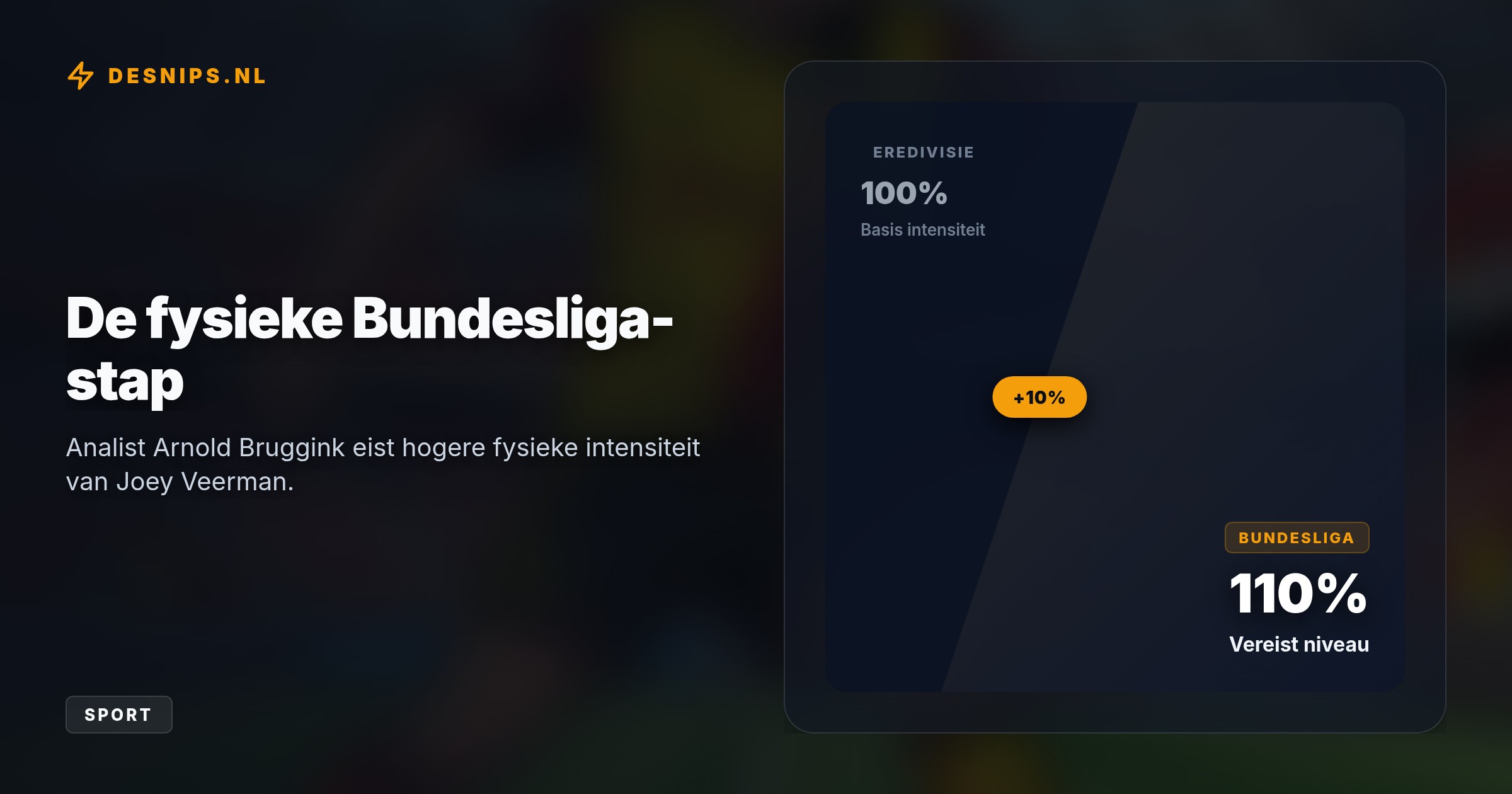 De invallende middenvelder bracht rust via een snelle systeemwijziging, maar analisten waarschuwen direct dat zijn fysieke intensiteit in Duitsland flink omhoog moet.