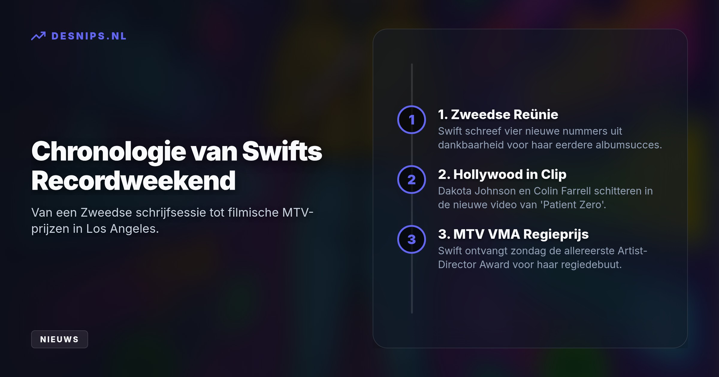 Haar nieuwe project 'The Encore' en single 'Patient Zero' bezorgden Taylor Swift de beste Spotify-streamingdag van 2026 voor een vrouwelijke artiest.