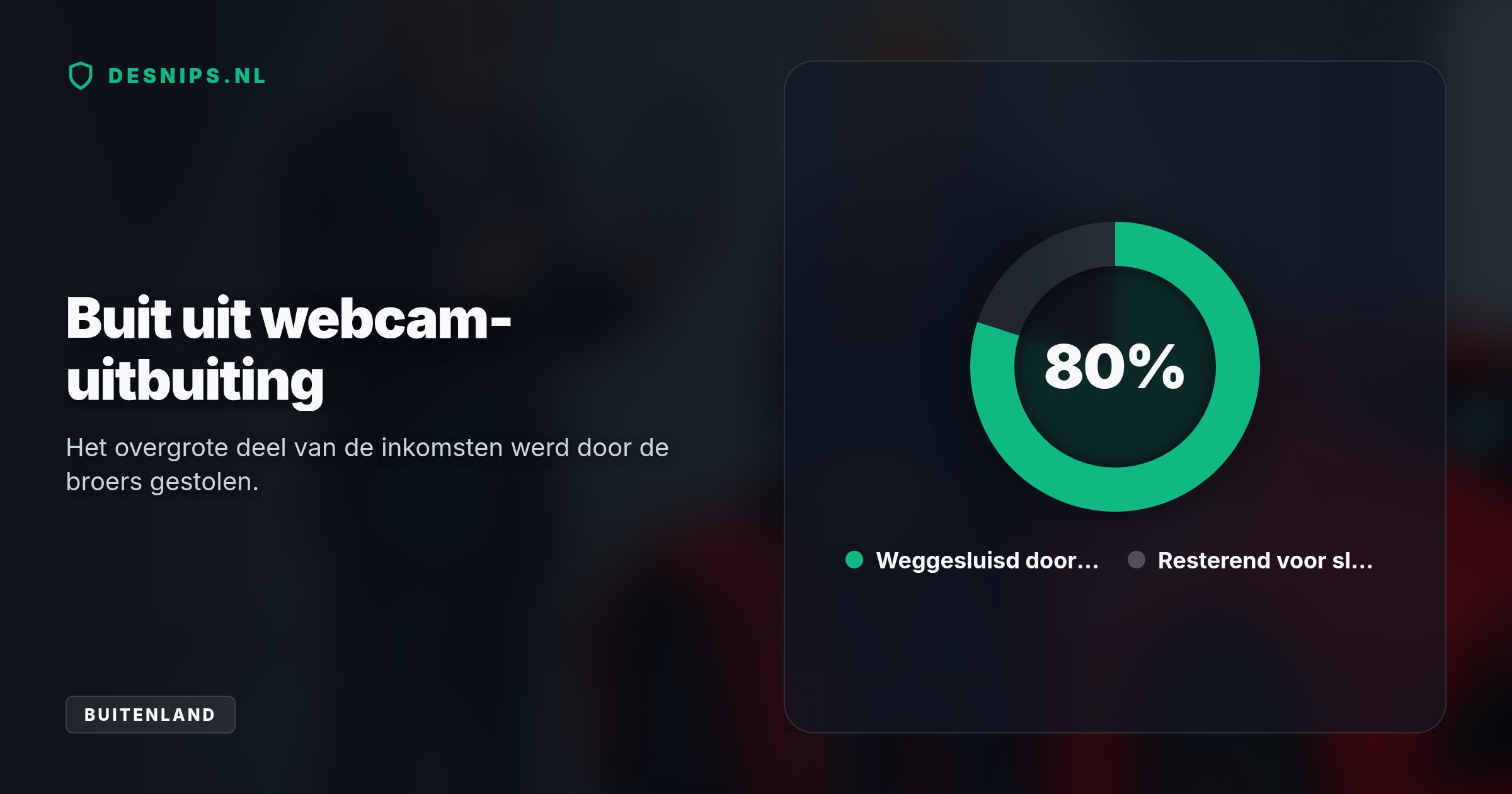 Roemeense aanklagers beschuldigen de broers van het ronselen van een 15-jarig meisje, wiens webcam-inkomsten zij stalen om luxe auto’s mee te kopen.