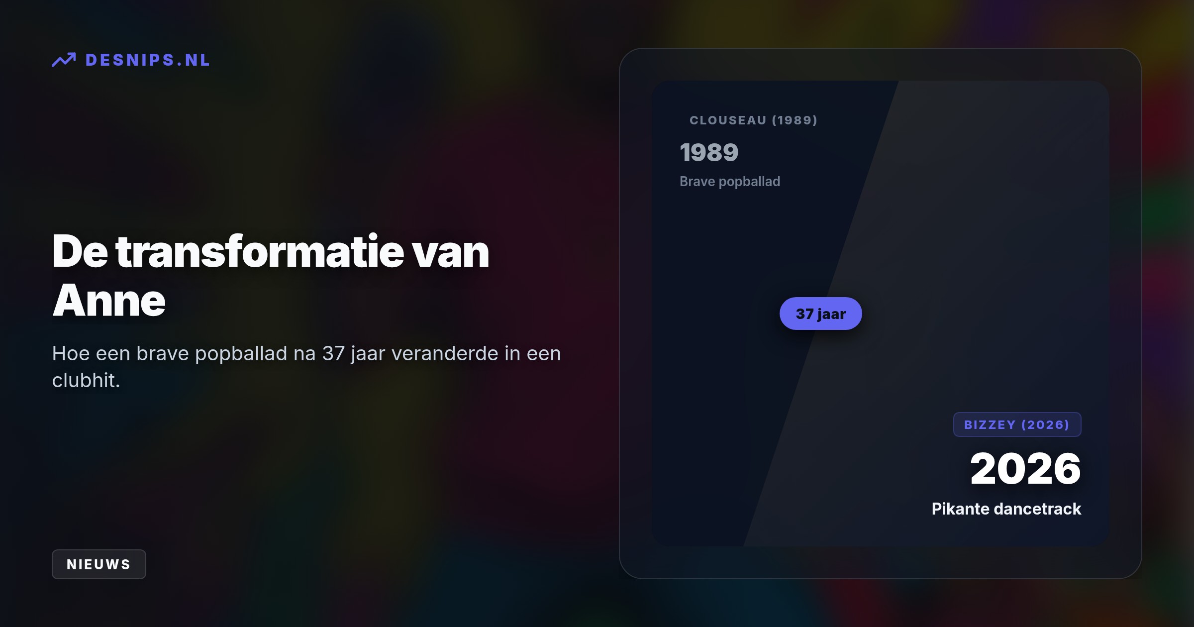 De rapper scoort direct de 24e plek in de Tipparade na zijn zwoele optreden in Beste Zangers, waarmee hij de klassieker van Clouseau omdoopte tot pikante danshit.