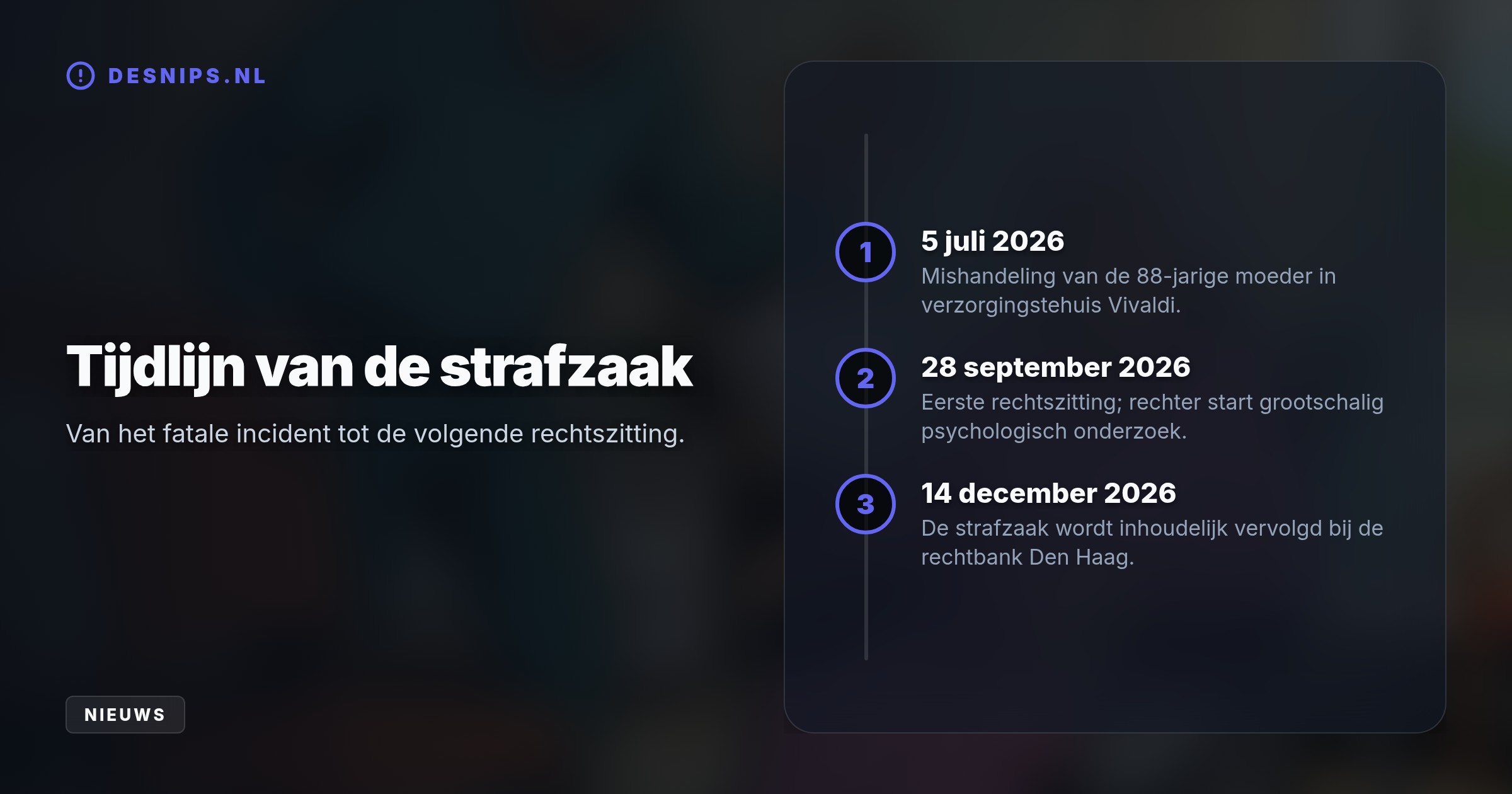 Tijdens de eerste zitting bleek dat de 58-jarige Anton van H. dacht dat zijn moeder de duivel was. De rechtbank onderzoekt nu zijn geestesgesteldheid.