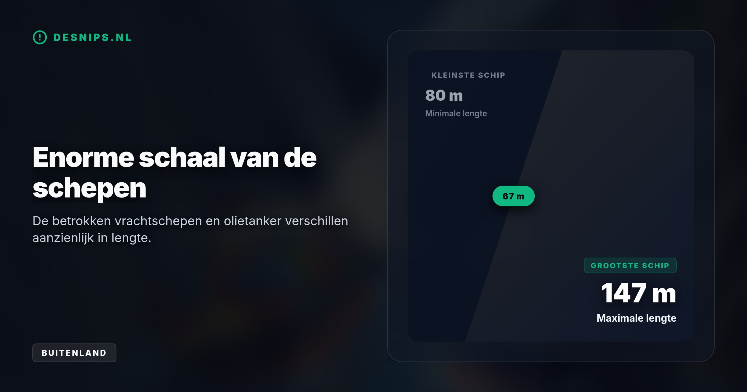 De aanvaring vond in dichte duisternis plaats in een nauwe doorgang. Ondanks zware schade en waterinloop bij één schip zijn er geen gewonden.