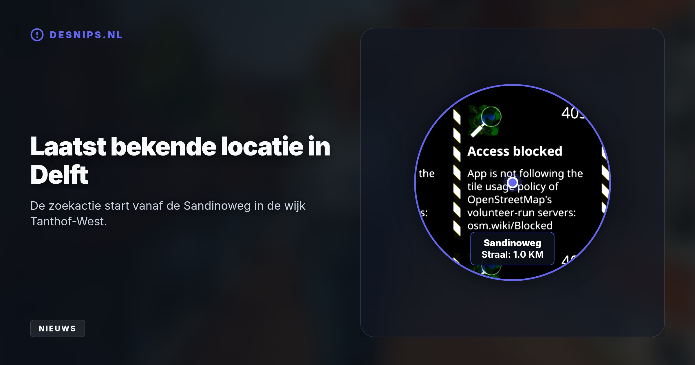 De 44-jarige Aukje is sinds 13 september vermist vanaf de Sandinoweg in Delft. Zij is erg kwetsbaar en sterk vermagerd; bel bij een waarneming direct 112.