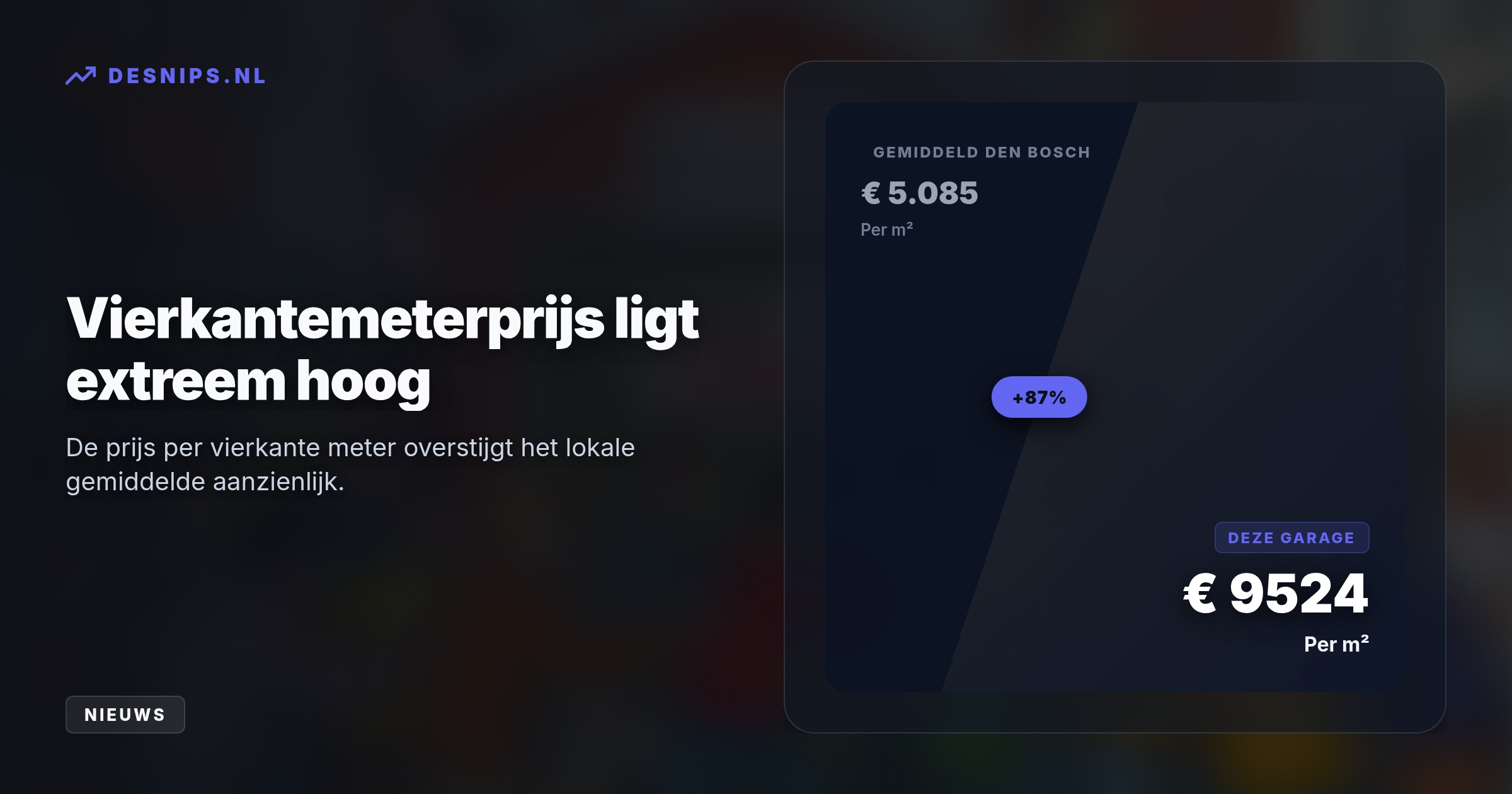 Door de extreme krapte op de woningmarkt staan jonge starters massaal in de rij voor deze omgebouwde studio met een recordprijs per vierkante meter.