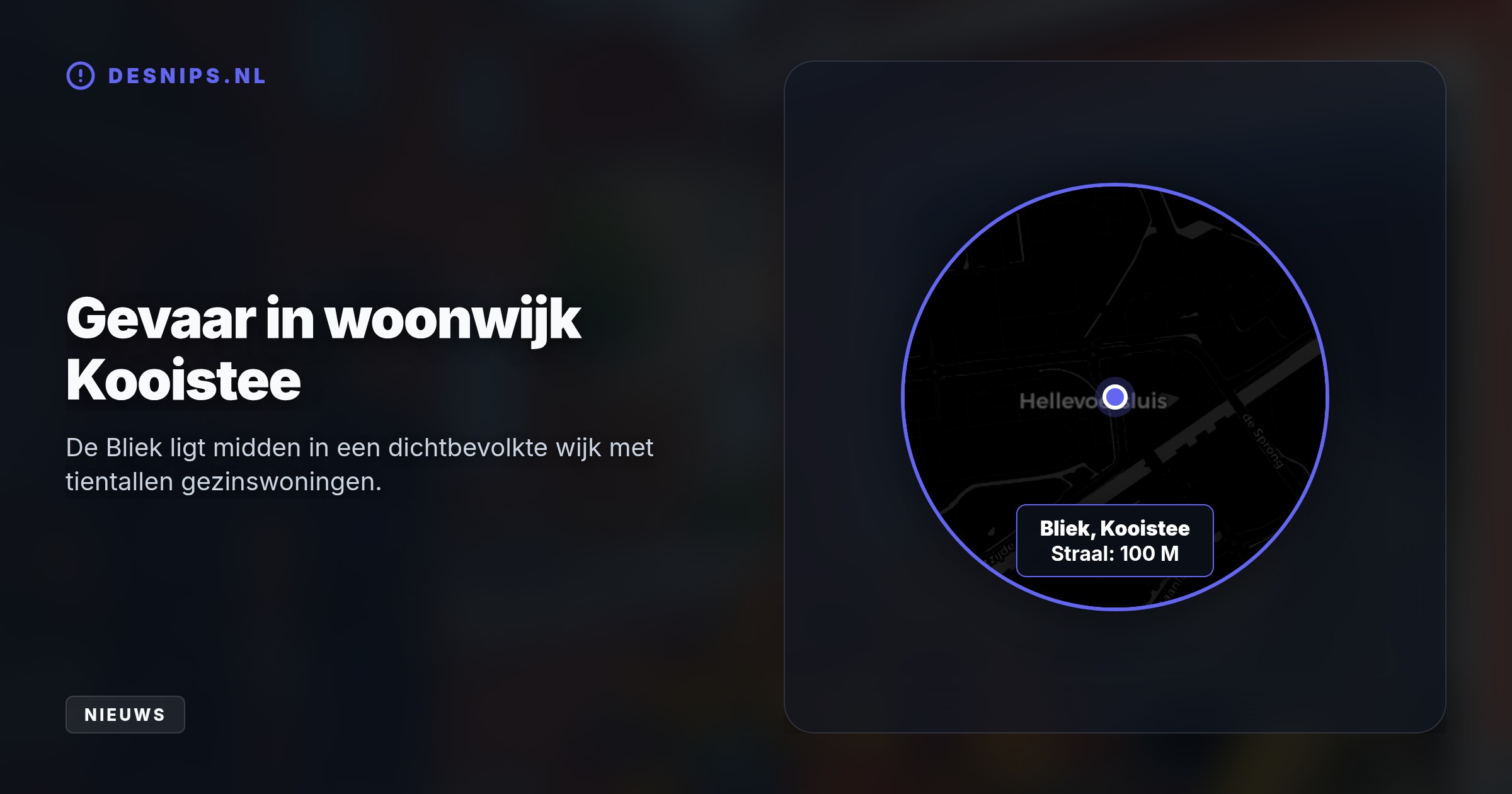 Na een anonieme tip deed de politie een inval in de woonwijk Kooistee. Vanwege de vondst van gevaarlijk zelfgeknutseld vuurwerk moest de EOD uitrukken.