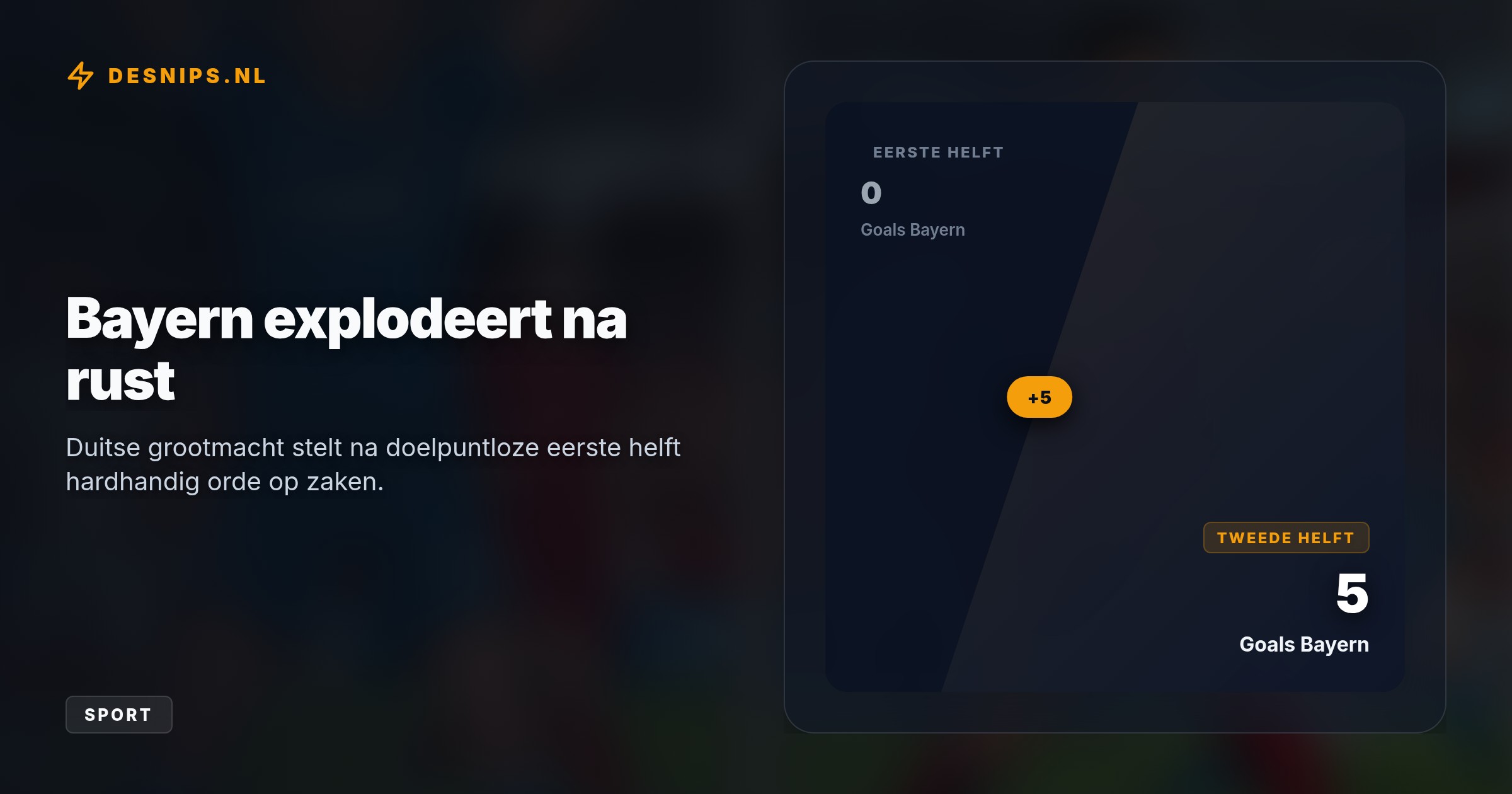Champions League-debutant Como overklaste RB Leipzig met 4-1 onder leiding van Fàbregas, terwijl Bayern München na rust uitliep naar een 5-0 zege op Bodø/Glimt.