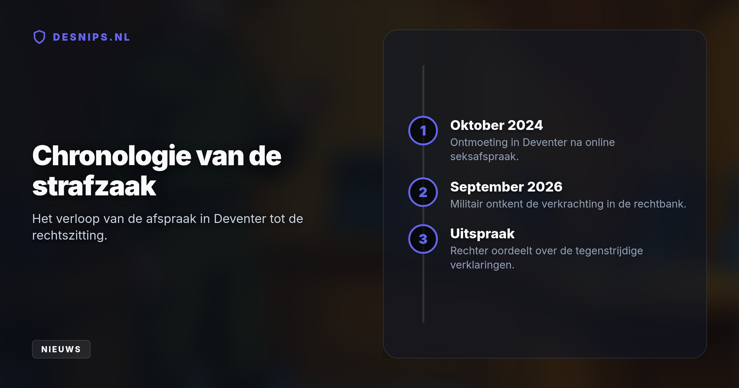 De 32-jarige militair D.R. uit Zevenaar claimt in de rechtbank dat de seks in oktober 2024 met wederzijdse instemming was, terwijl het slachtoffer spreekt van een traumatische verkrachting.
