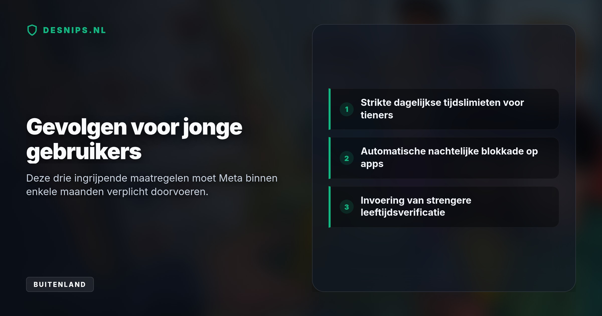De techgigant zwicht voor tientallen Amerikaanse staten om een vernietigend vonnis te voorkomen. Binnen enkele maanden volgen ingrijpende aanpassingen voor jonge gebruikers.