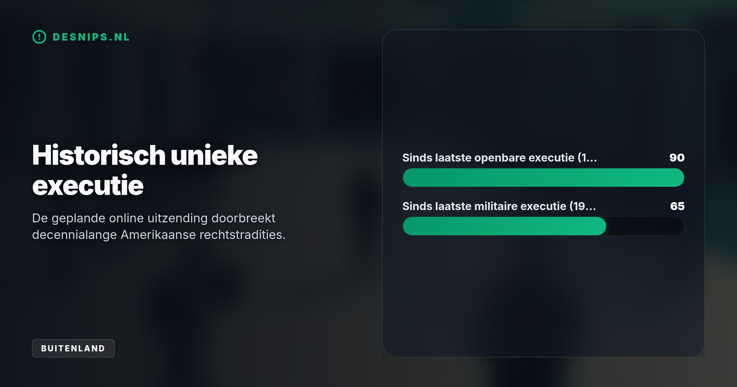 De omstreden online livestream van de voltrekking per vuurpeloton op 3 december moet volgens defensieminister Hegseth tonen dat terreur zware gevolgen heeft.